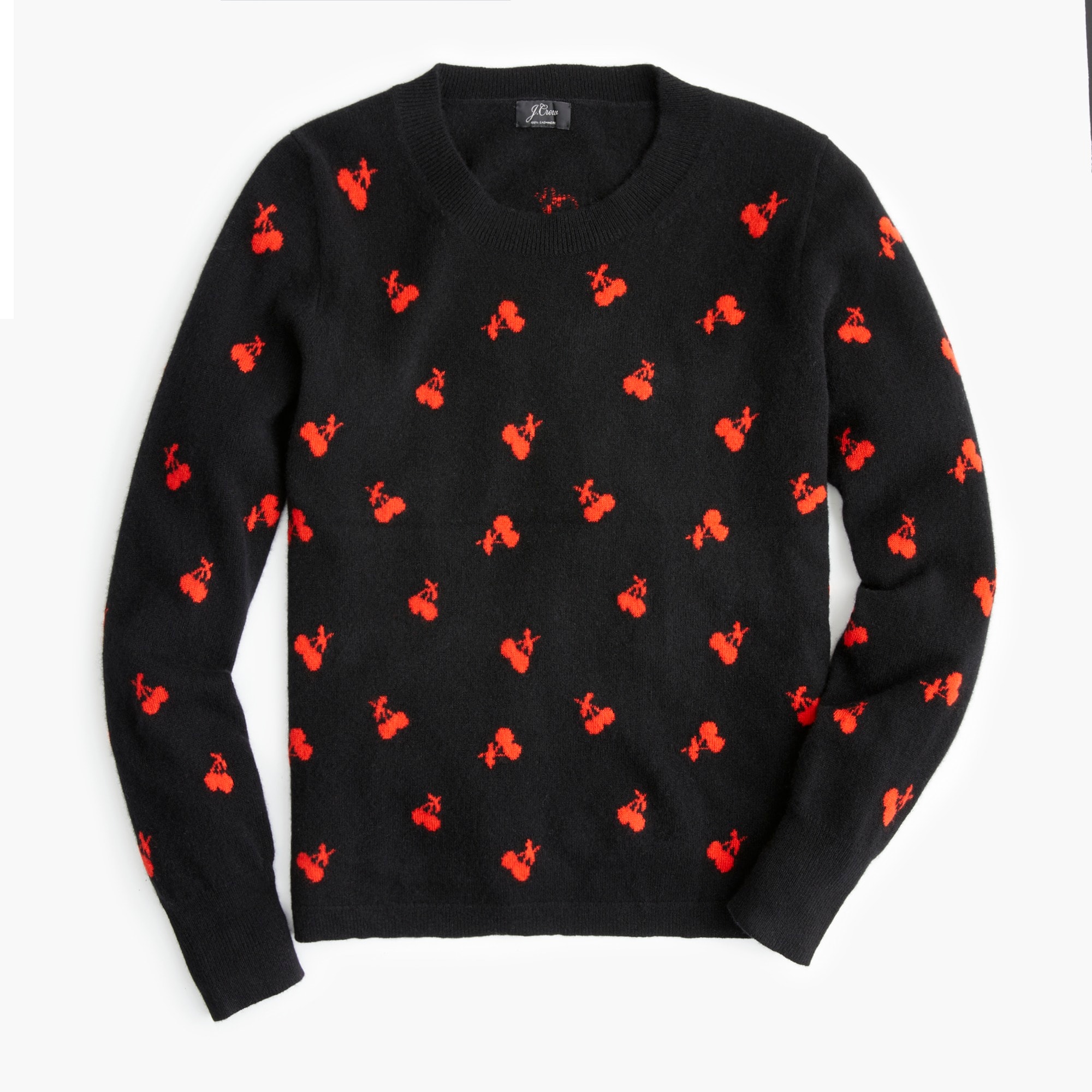 J crew cherry sweater 2025