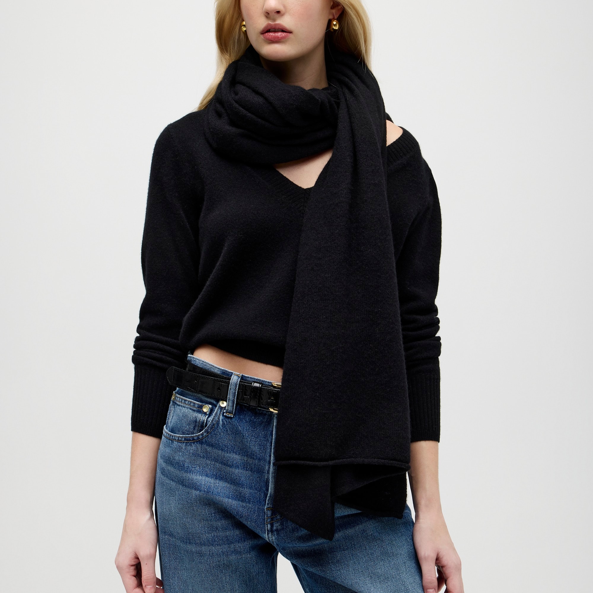  Oversized cashmere wrap