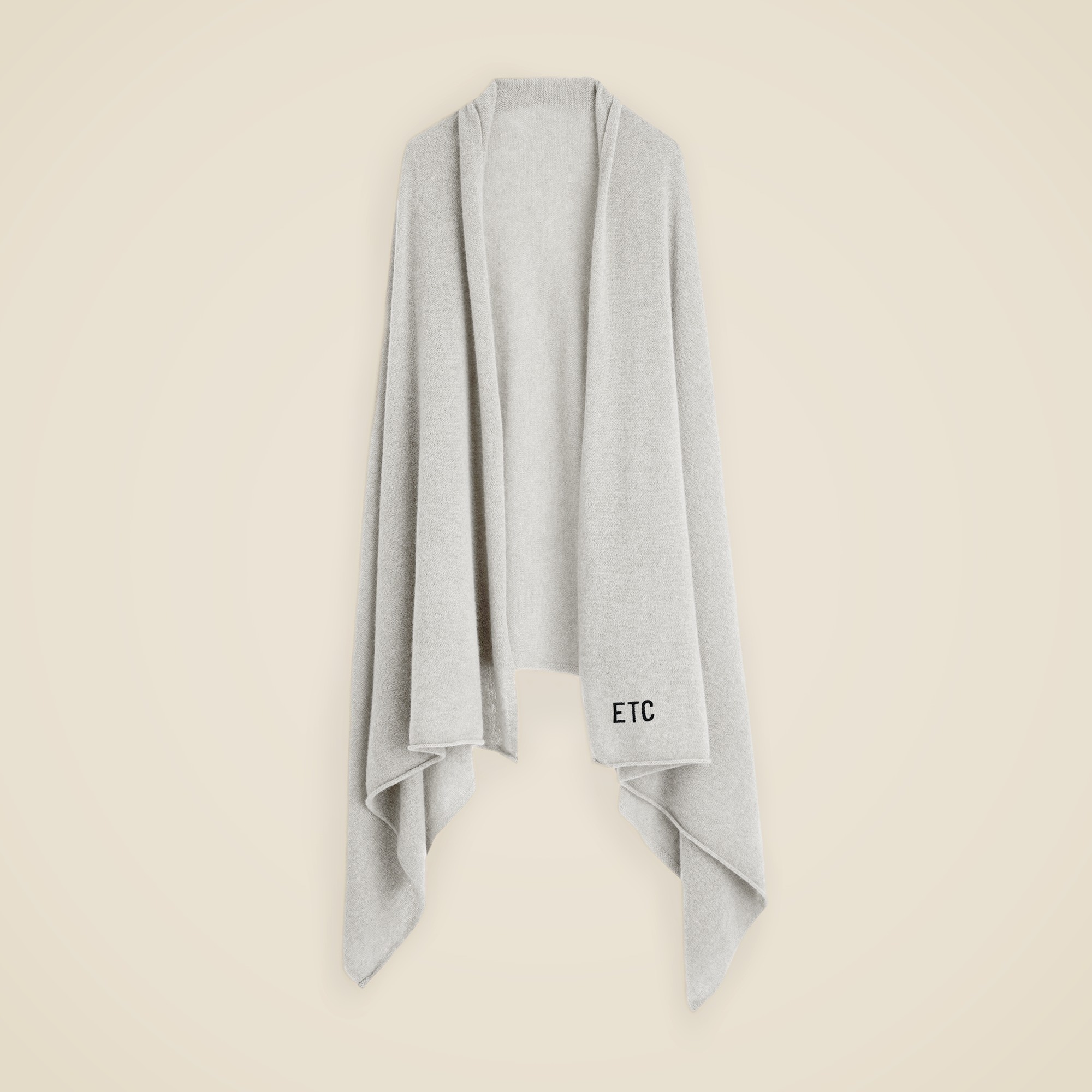 Oversized cashmere wrap