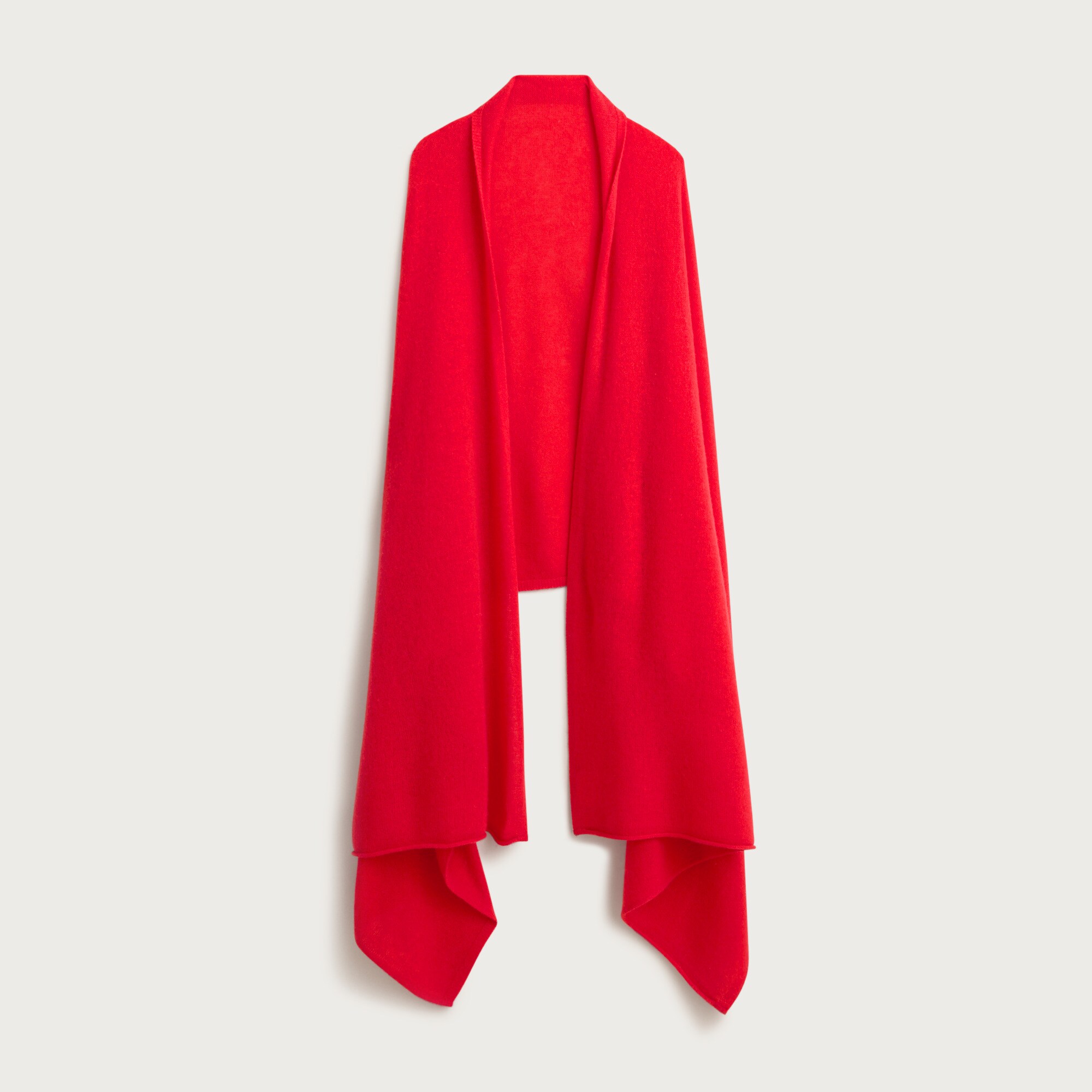 Oversized cashmere wrap