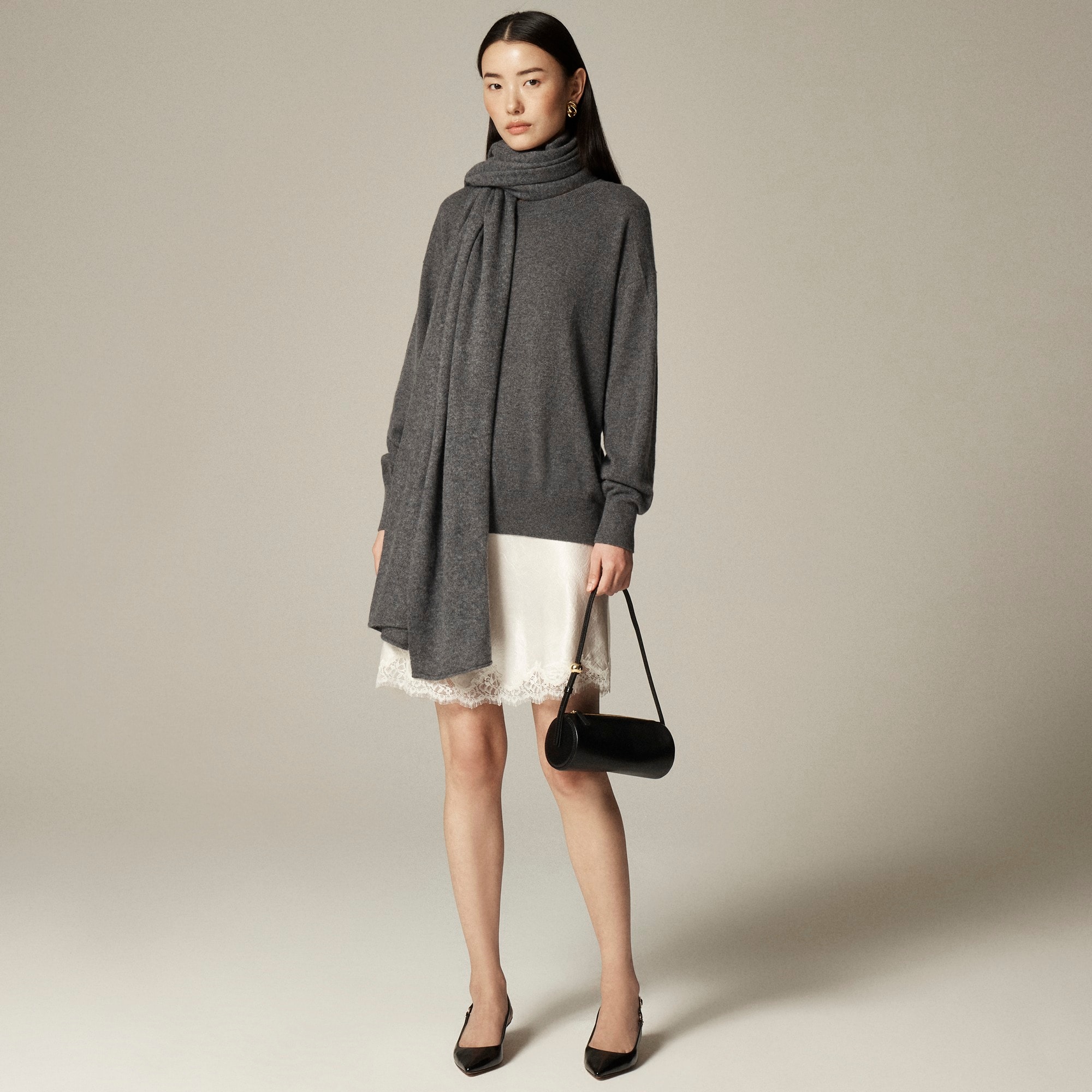 Oversized cashmere wrap