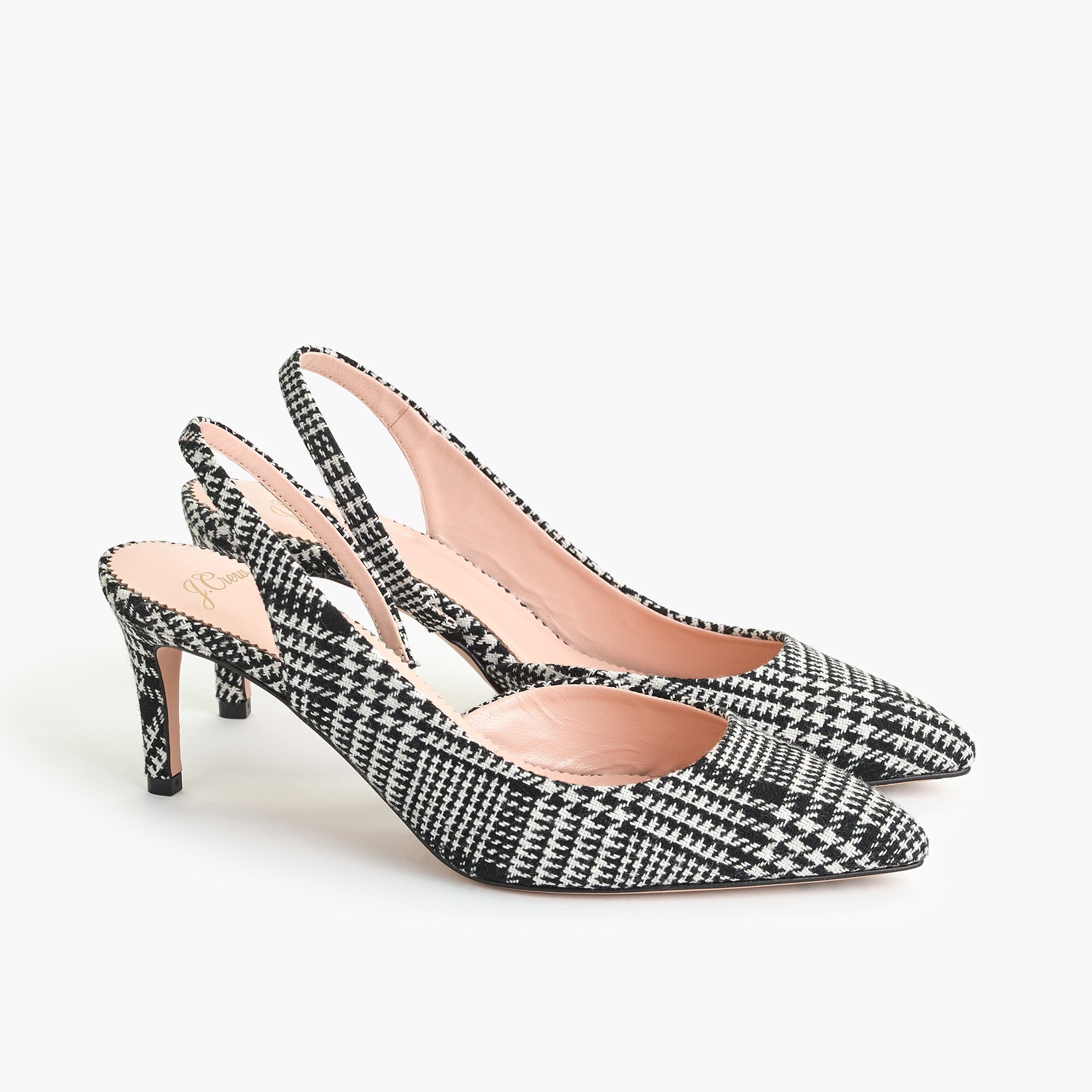 j.crew: colette slingback d'orsay pumps for women, right side, view zoomed
