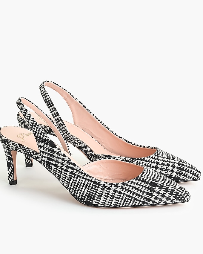 j.crew: colette slingback d'orsay pumps for women, right side, view zoomed