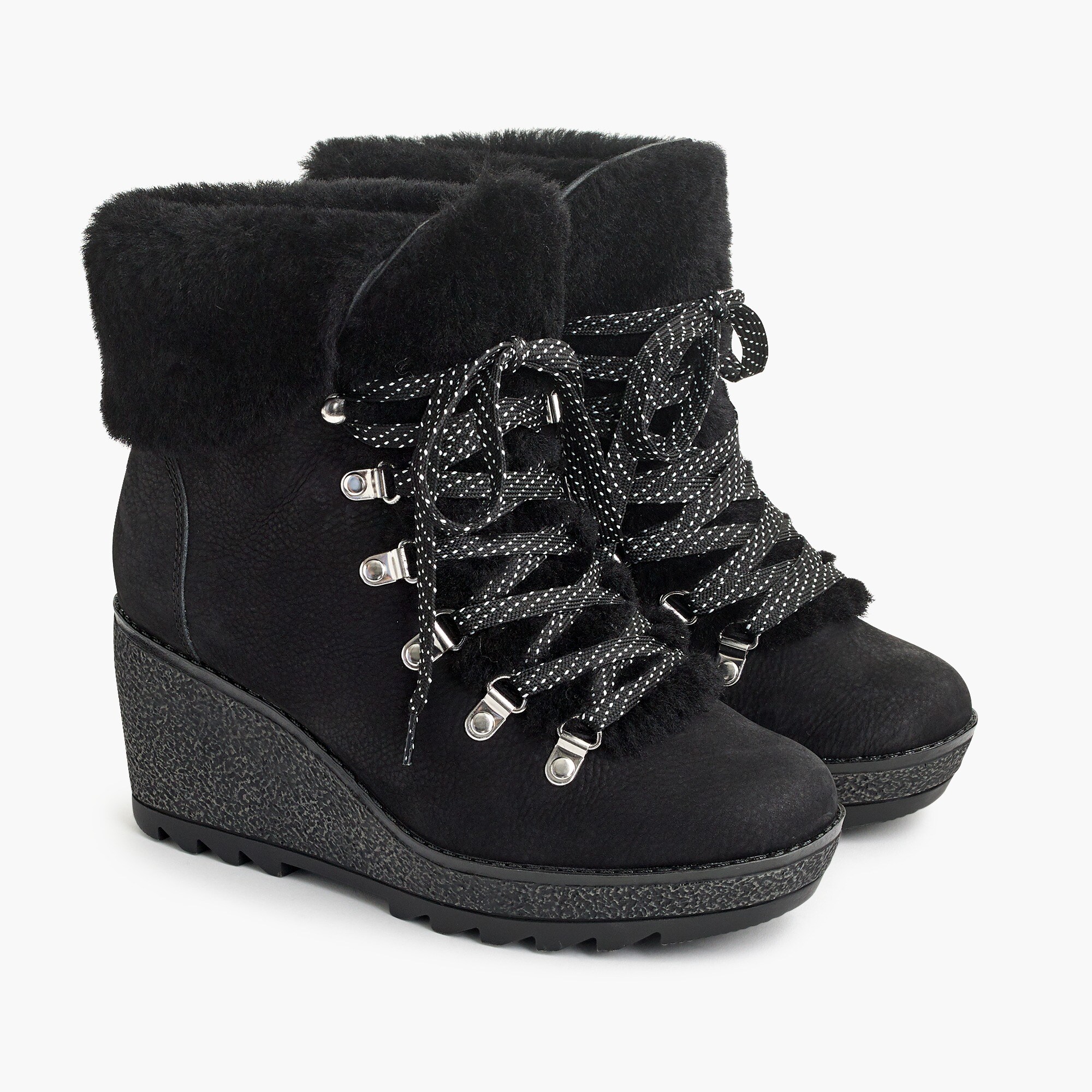 Nordic wedge boots