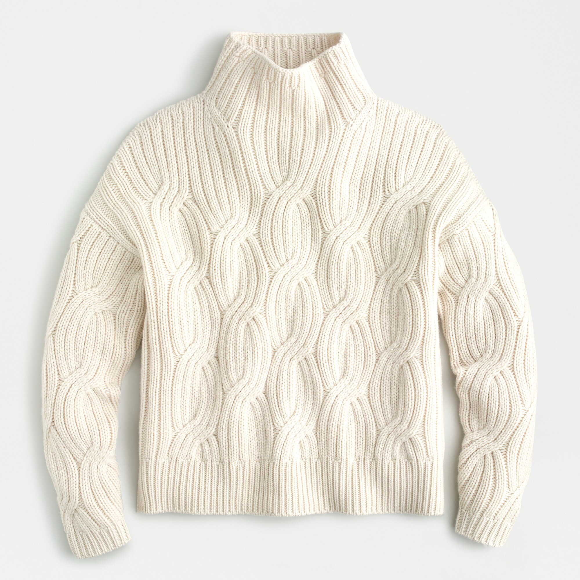 Collection cashmere cable-knit turtleneck