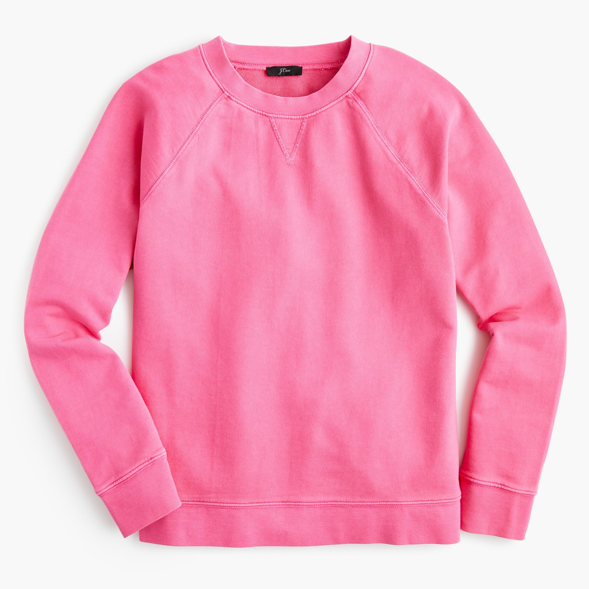 Garment-dyed crewneck sweatshirt