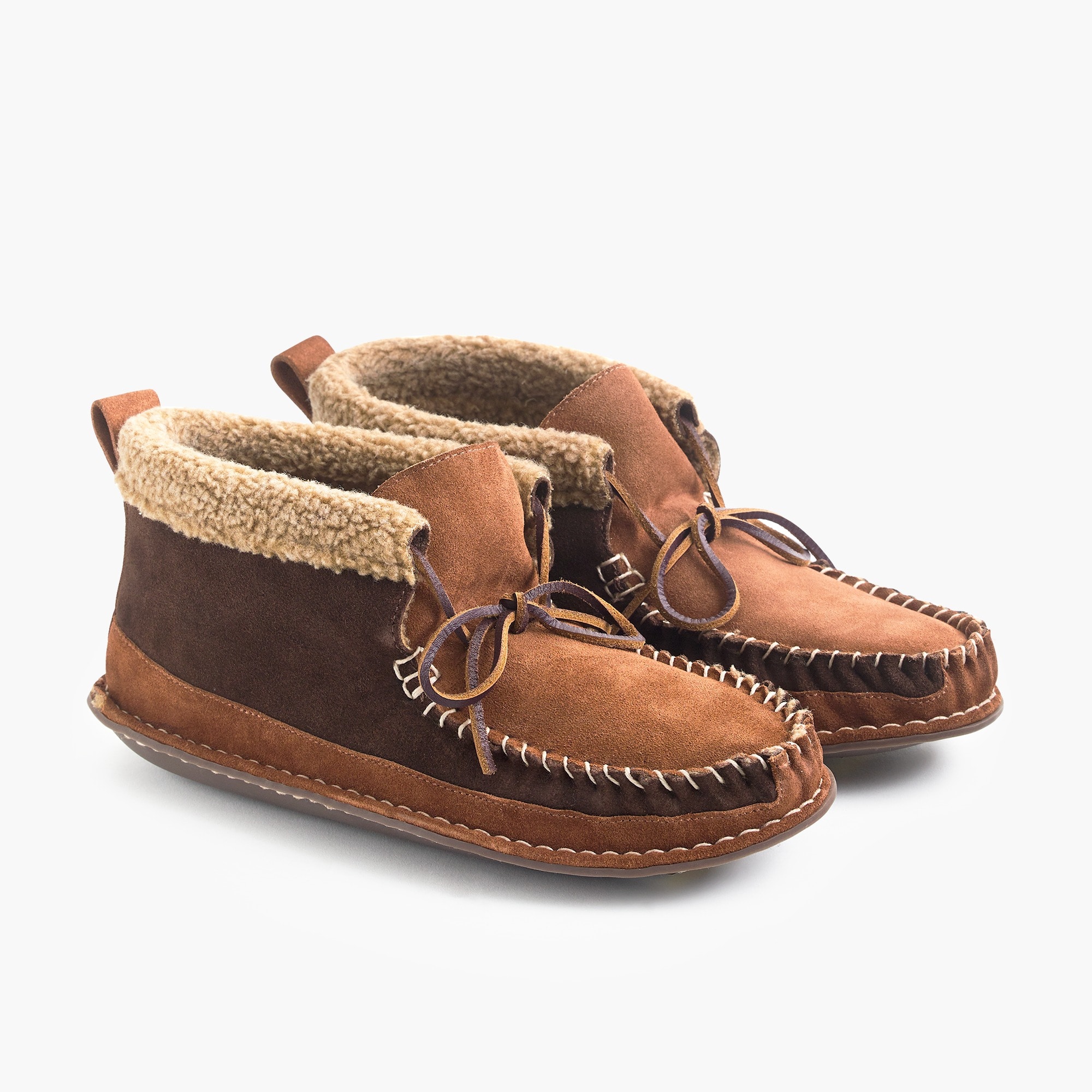 J.Crew Wallace Barnes Faux shearling Chukka Slippers For Men