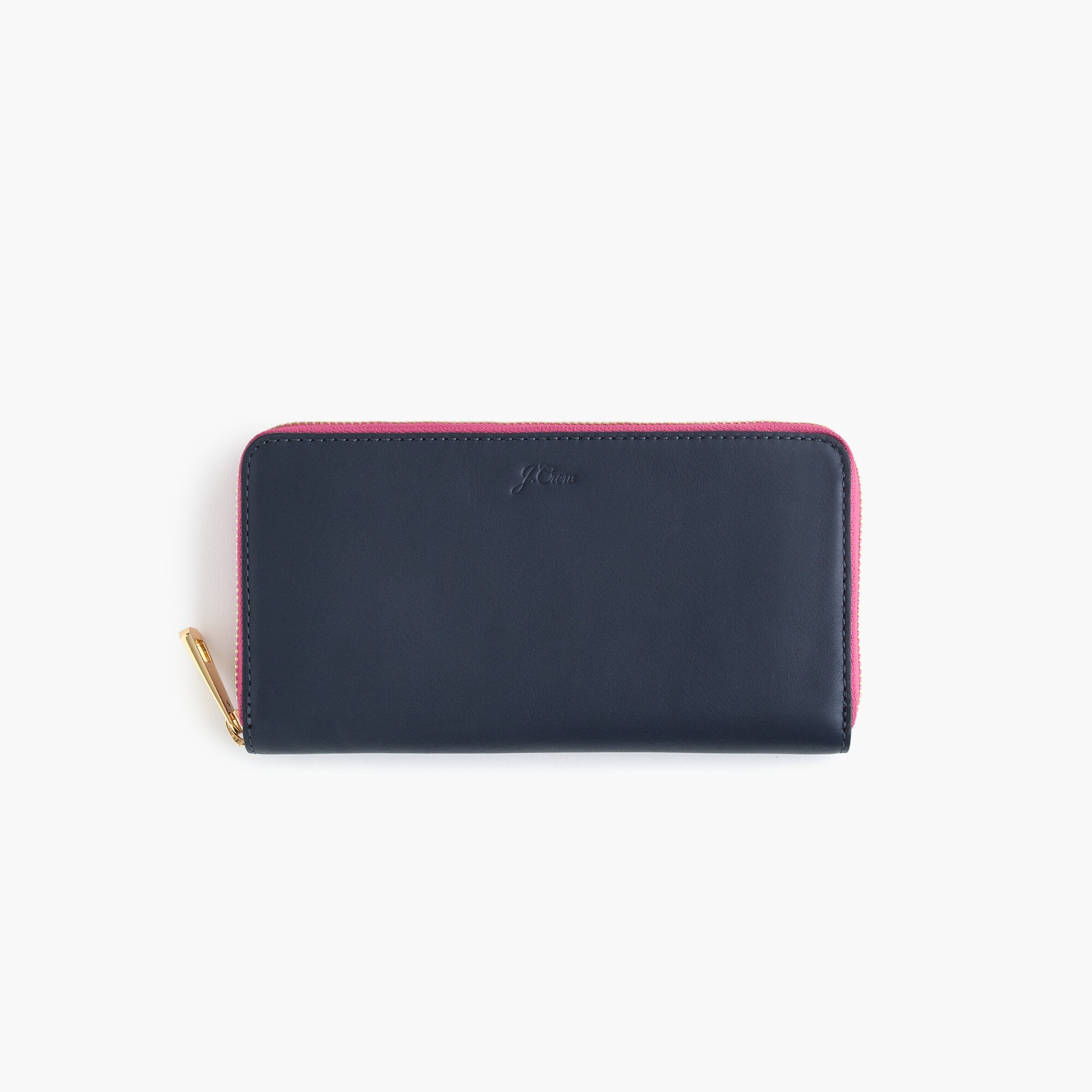 womens Harper continental wallet in Italian leather