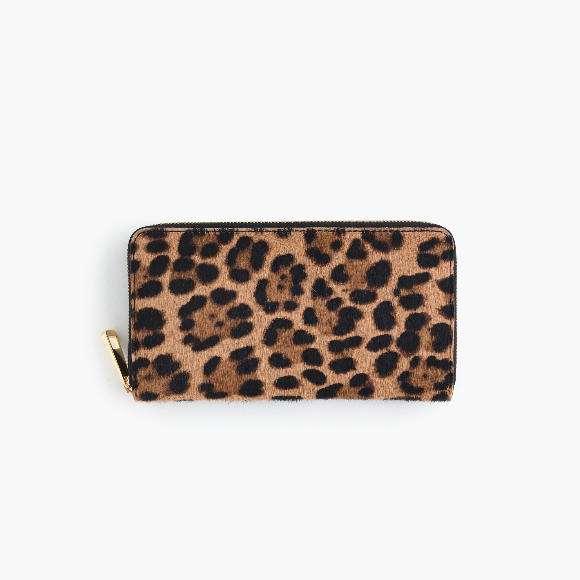 womens Harper continental wallet in Italian calf hair