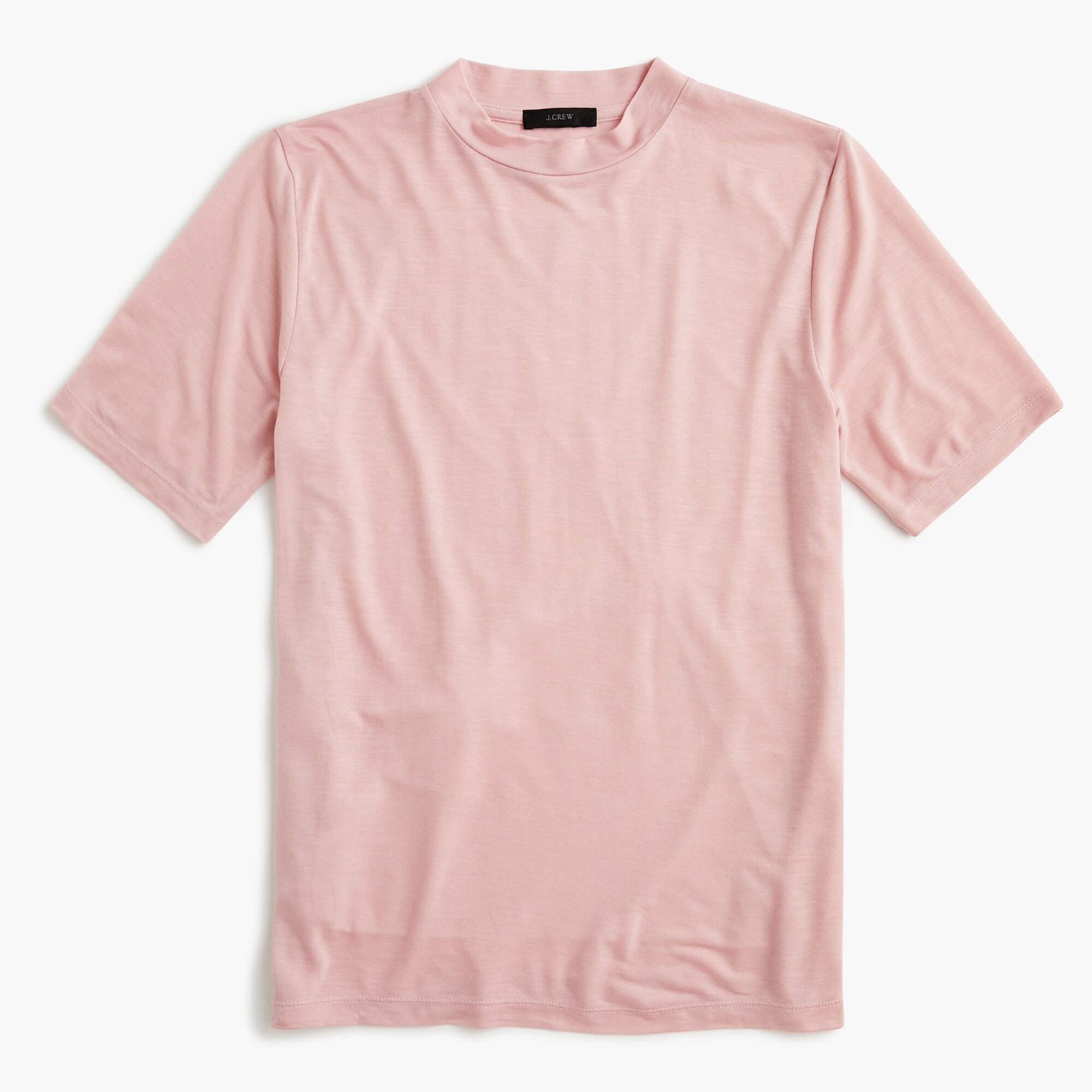  Mockneck lyocell T-shirt