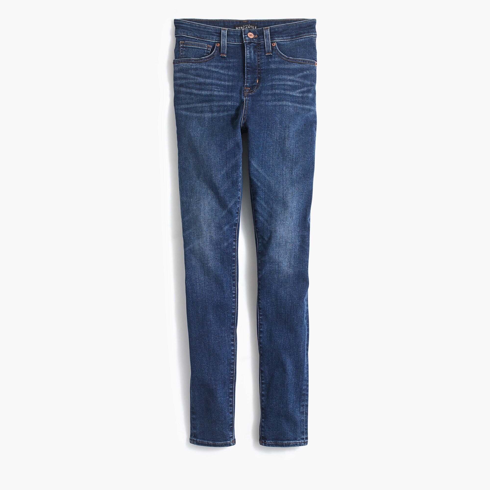 curvy 10" highest-rise skinny jean in dark indigo wash for women