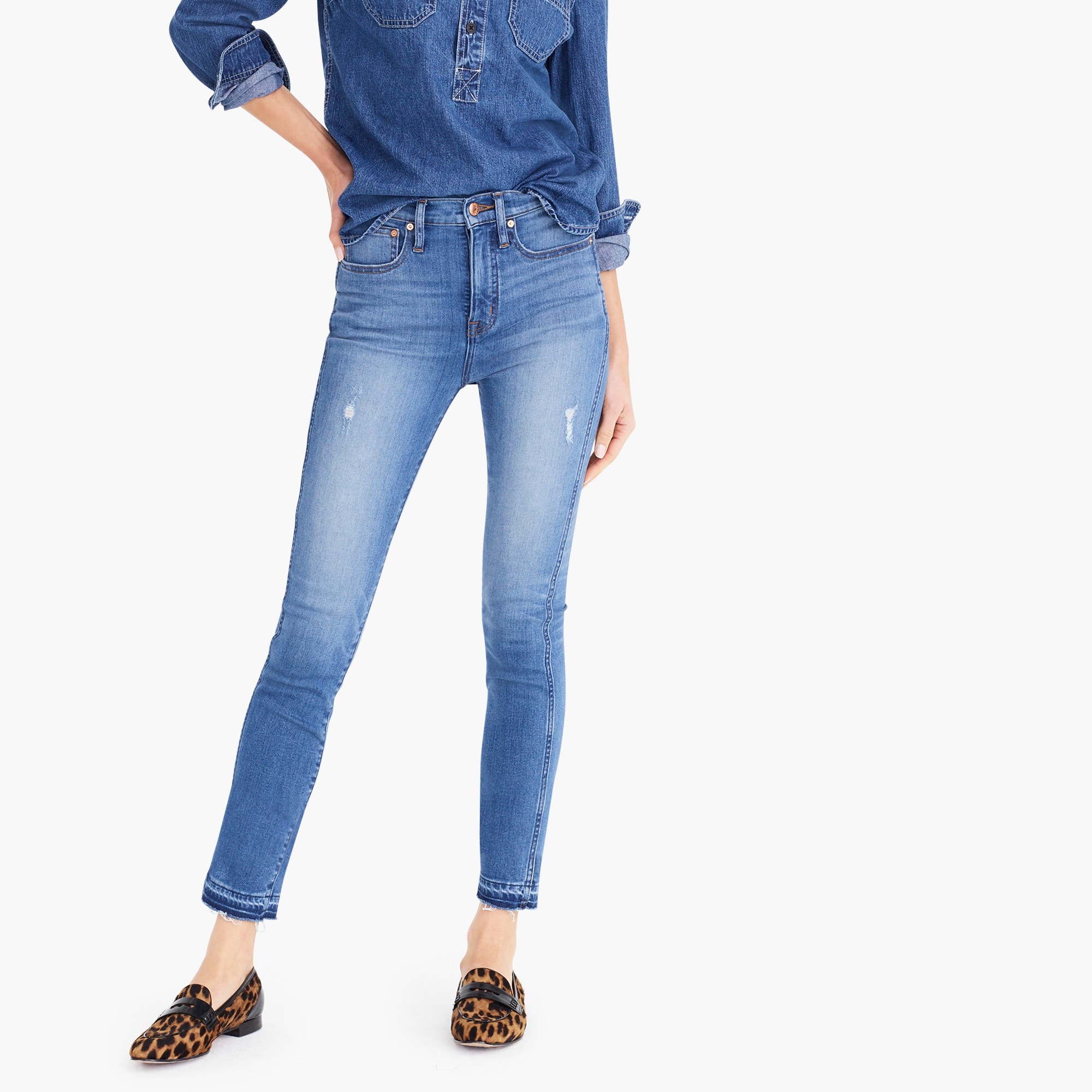 womens Point Sur hightower straight jean with let-down hems