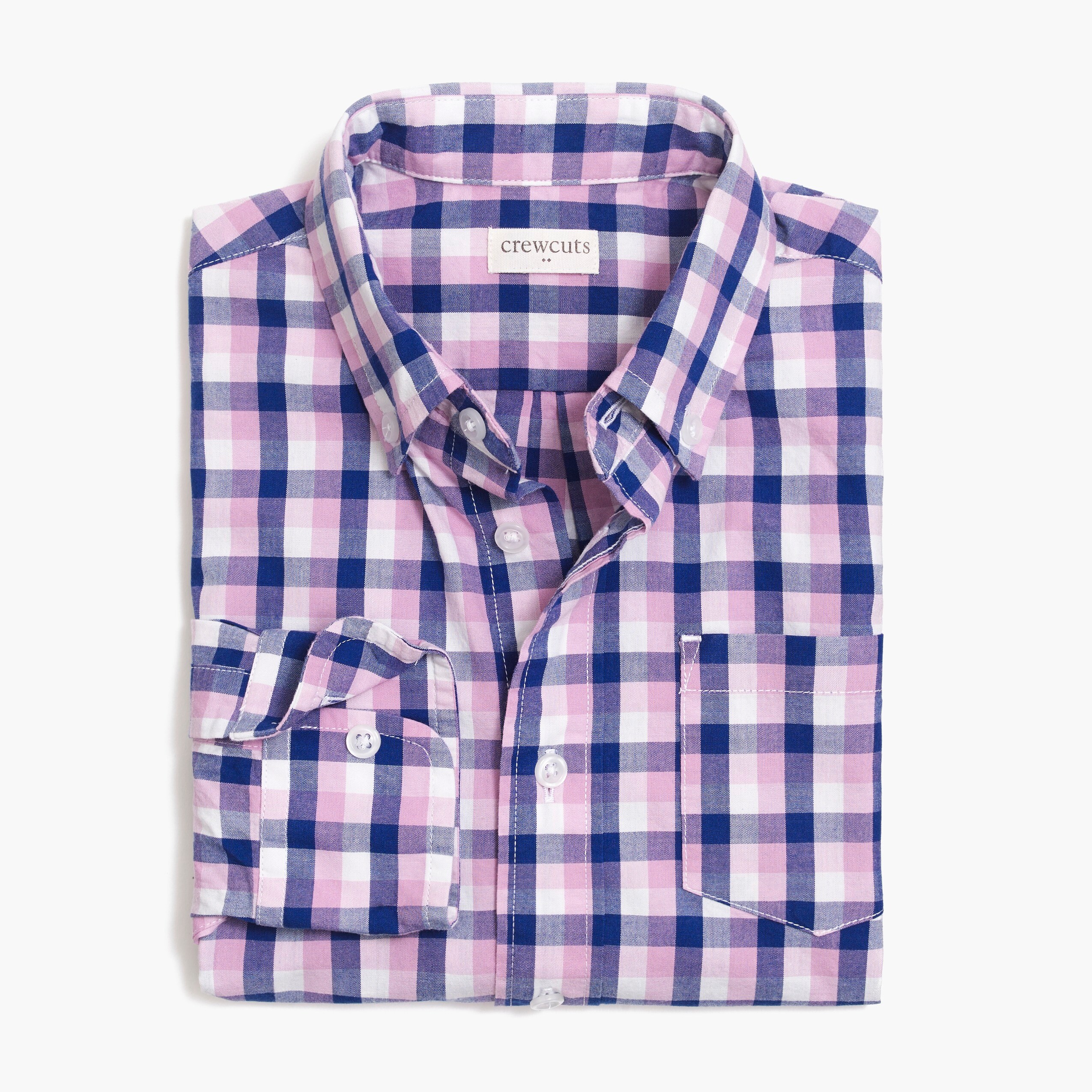 boys' long-sleeve patterned washed shirt for boys