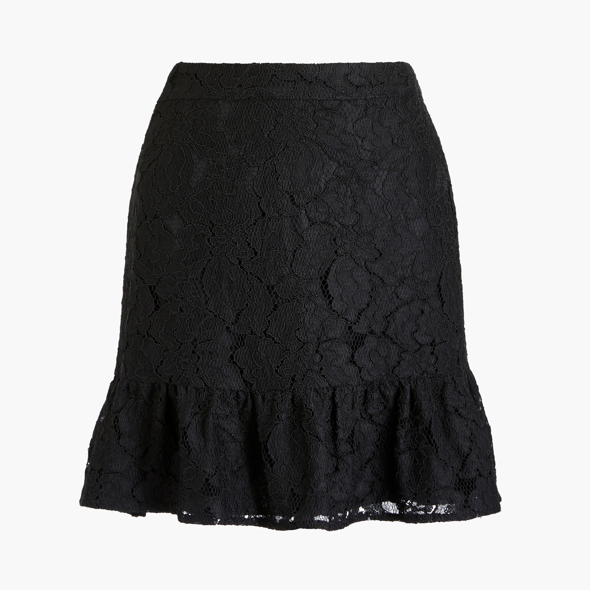Lace mini skirt