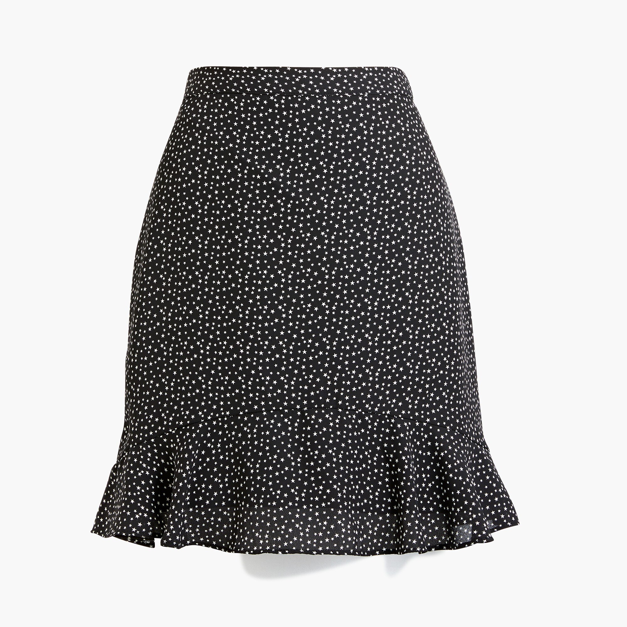 Printed star mini skirt