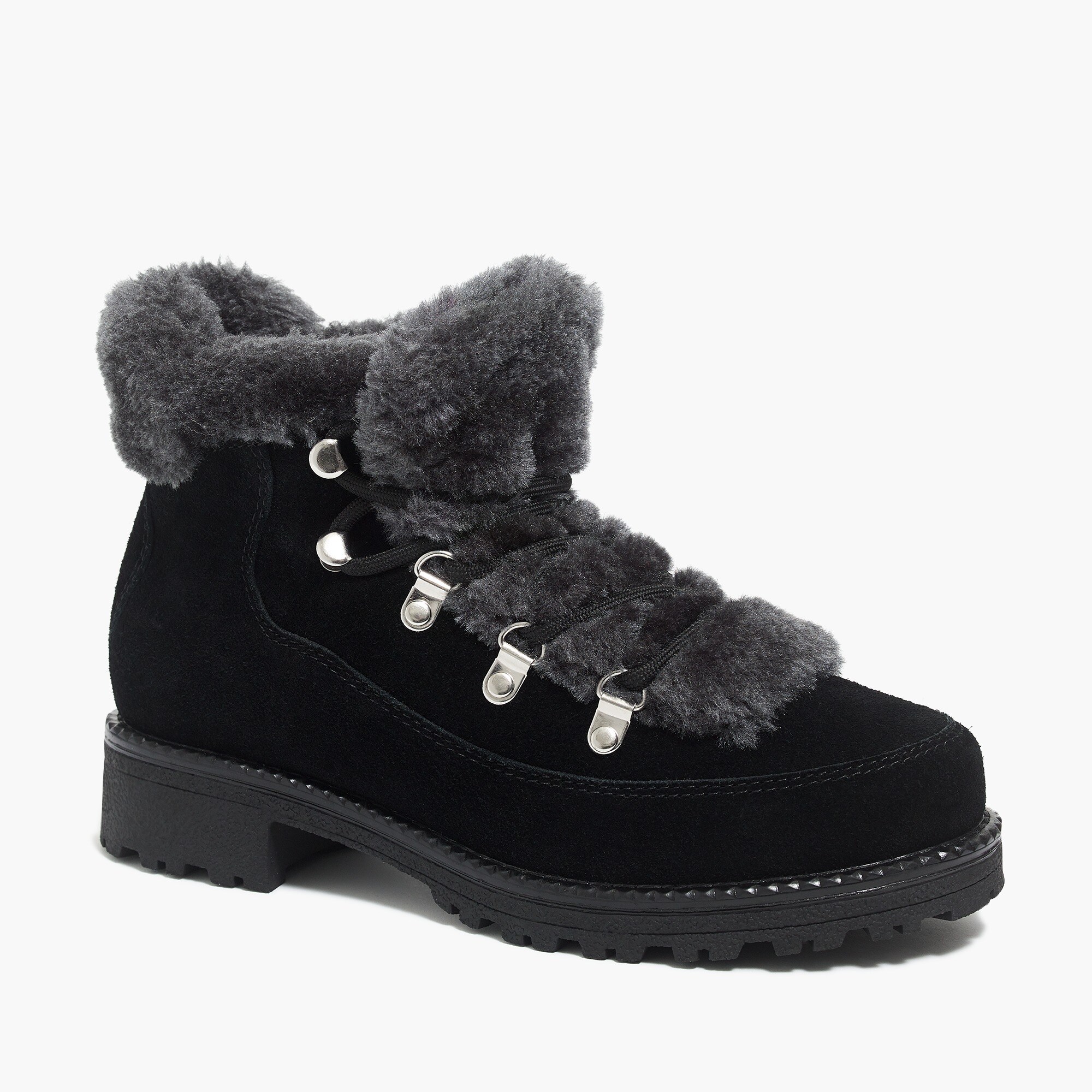 winter lace-up boots for women