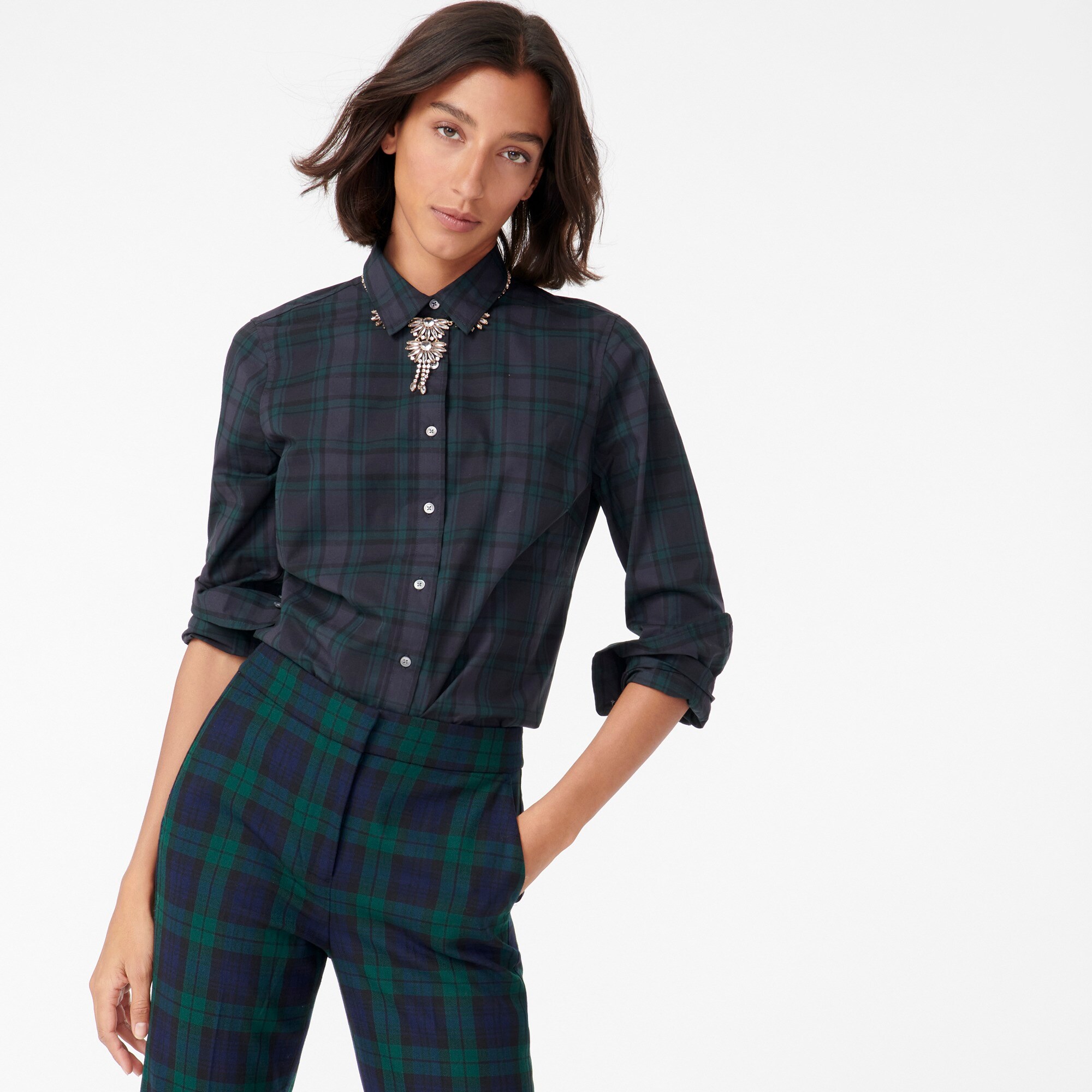 j crew slim stretch perfect shirt