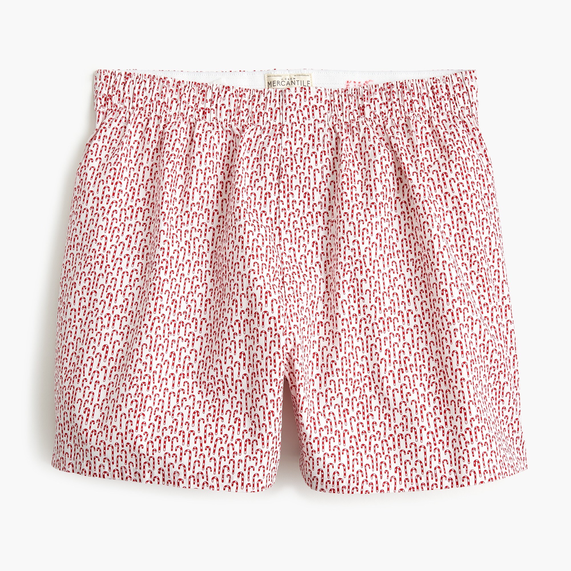 J.Crew Mercantile boxer in candy cane print