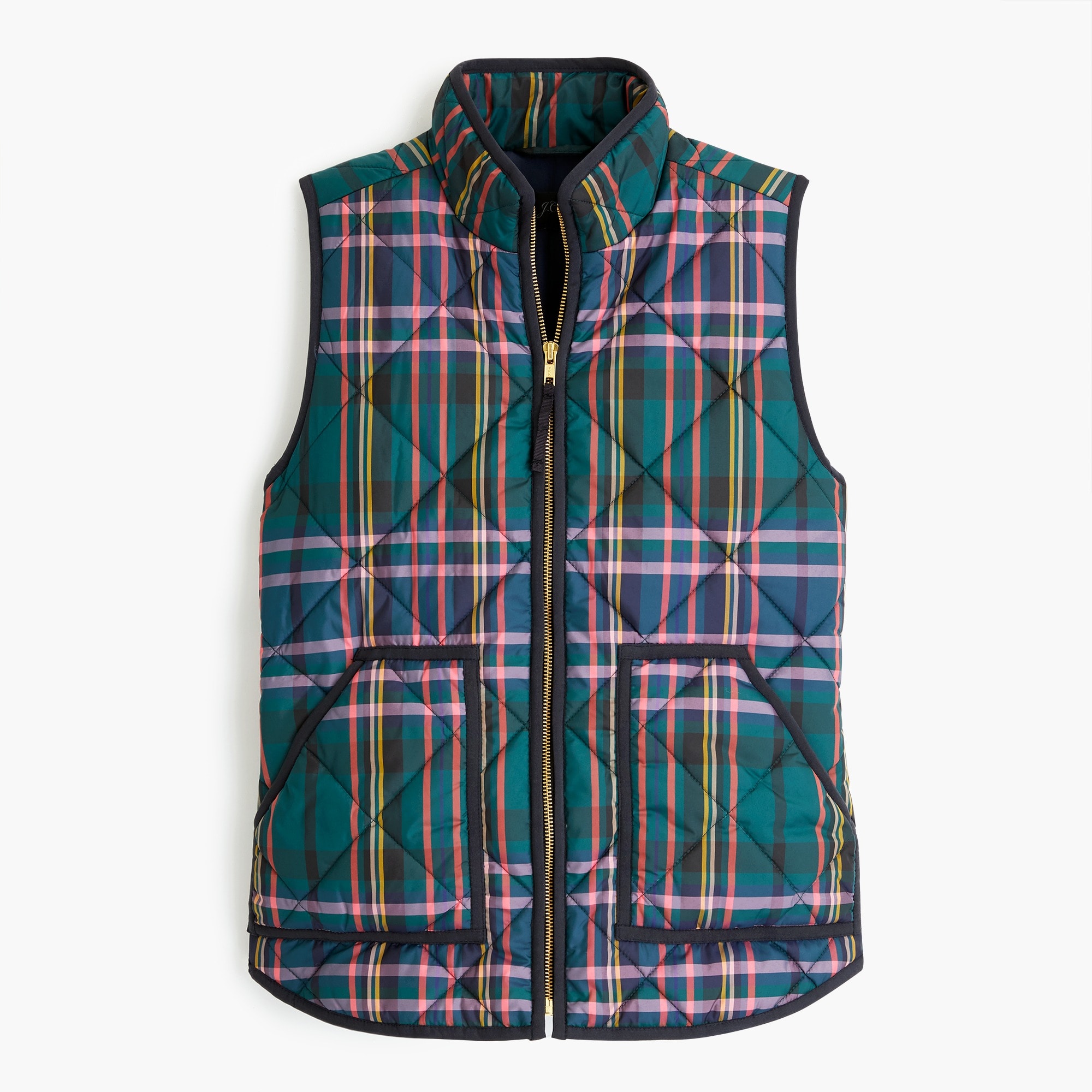Excursion Vest In J.Crew Signature Tartan For Women J.Crew