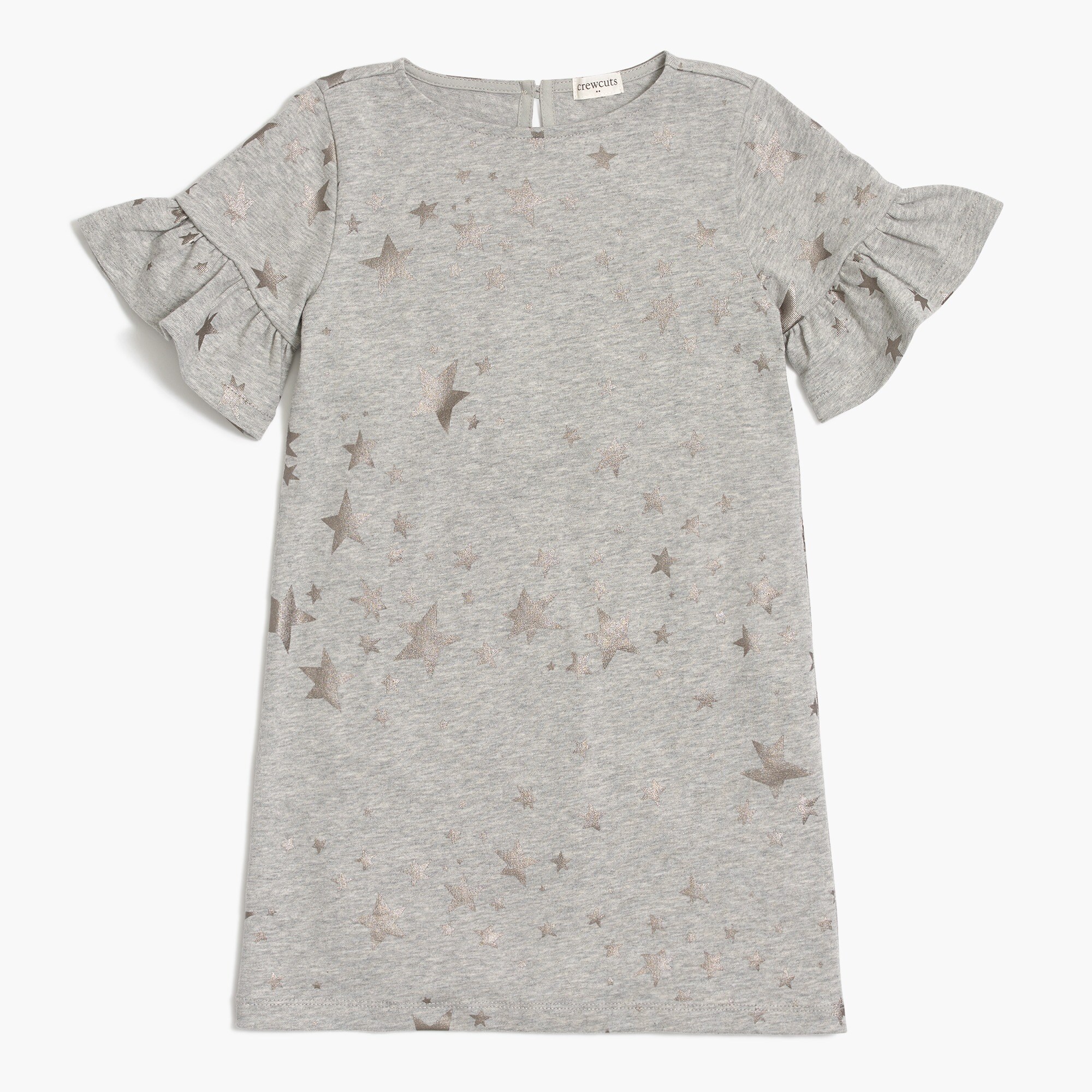 Girls' star-print dress