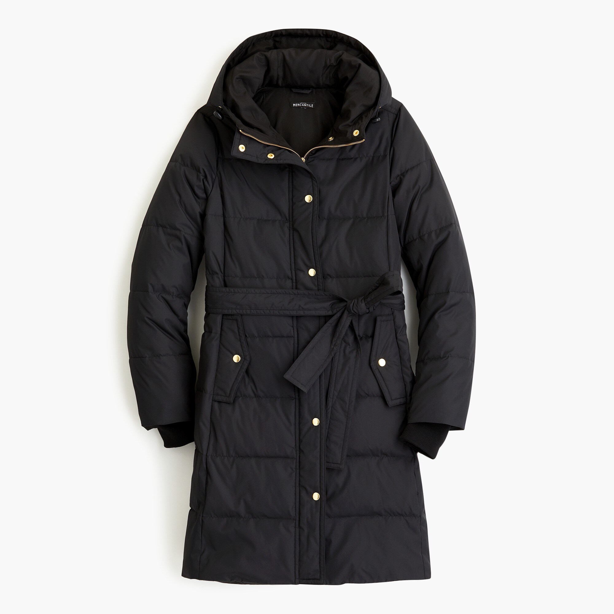 j crew short hooded puffer jacket