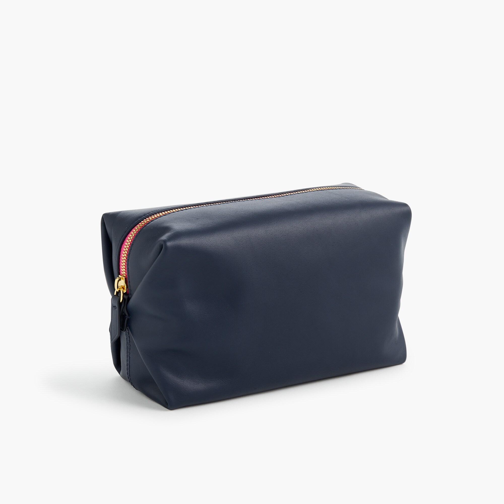 J.Crew Harper Dopp Kit In Italian Leather For Women