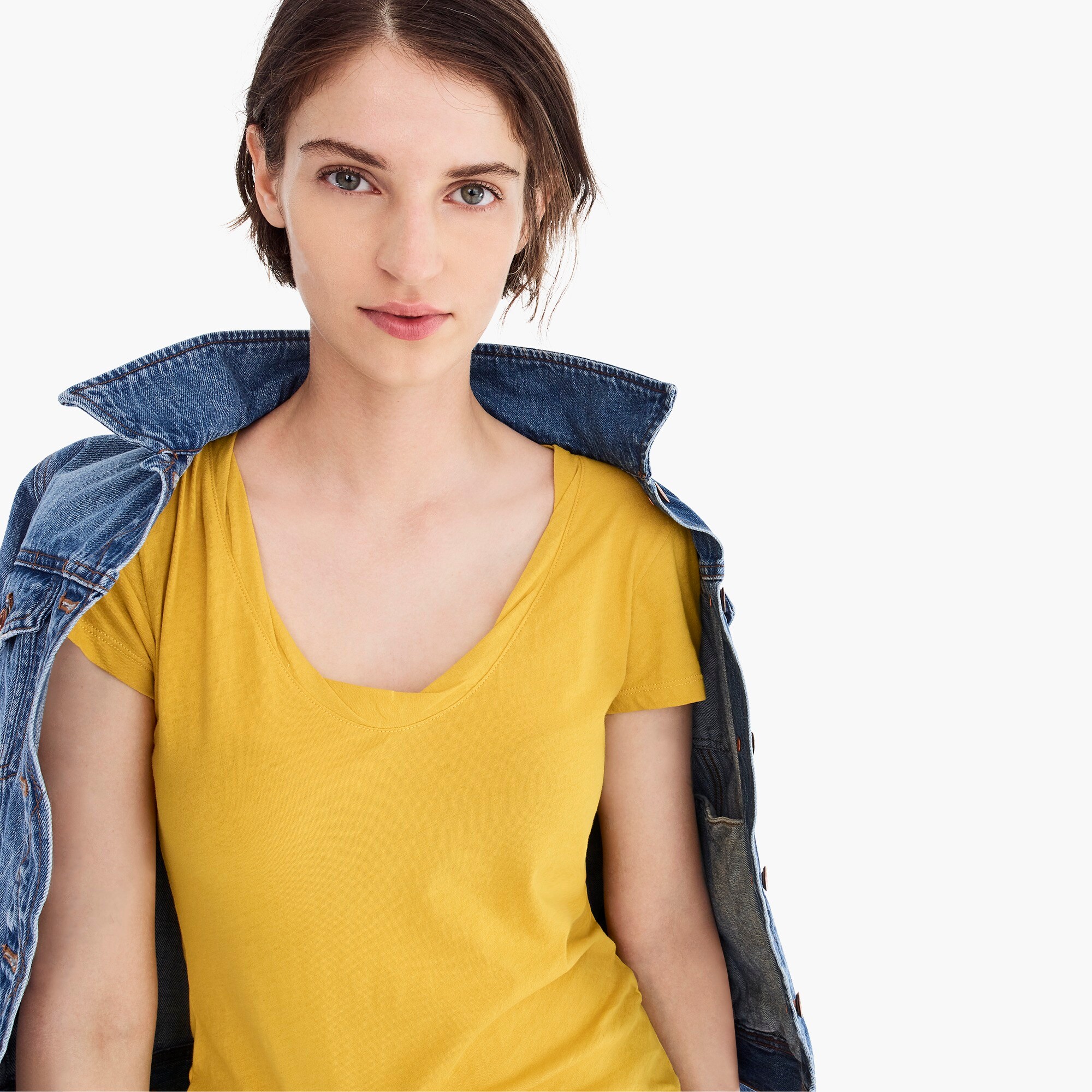 Scoopneck Tissue T-Shirt 