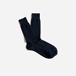 Ribbed dress socks