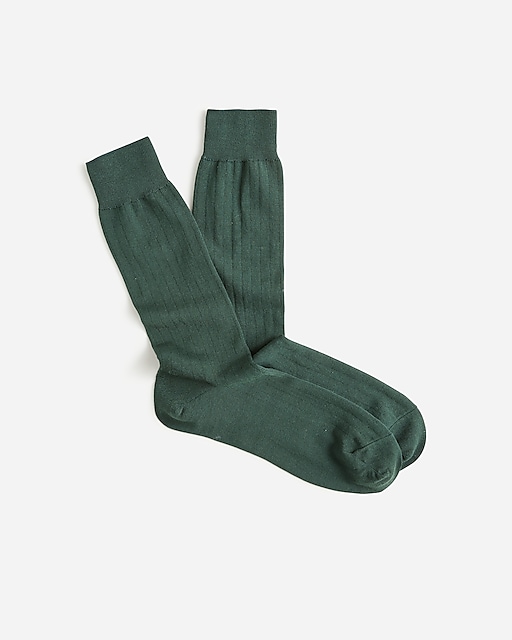 mens Ribbed dress socks