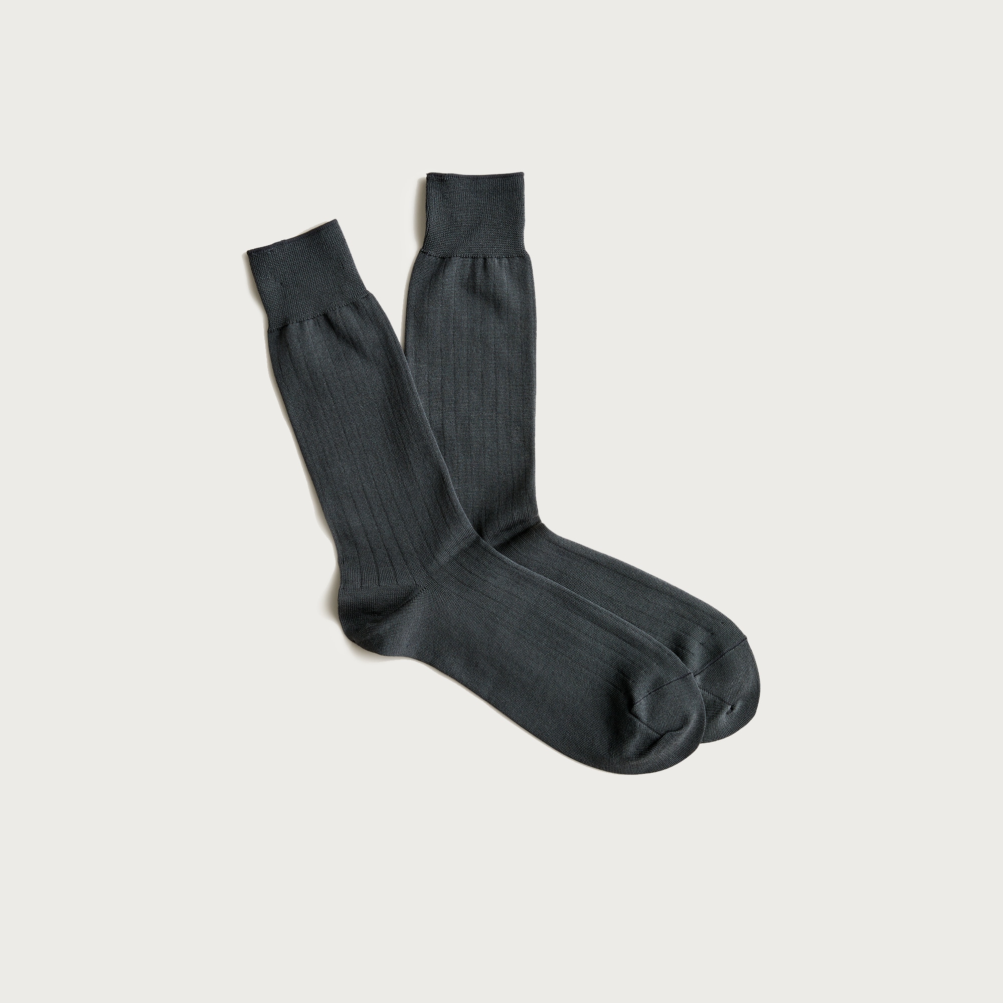 Ribbed dress socks