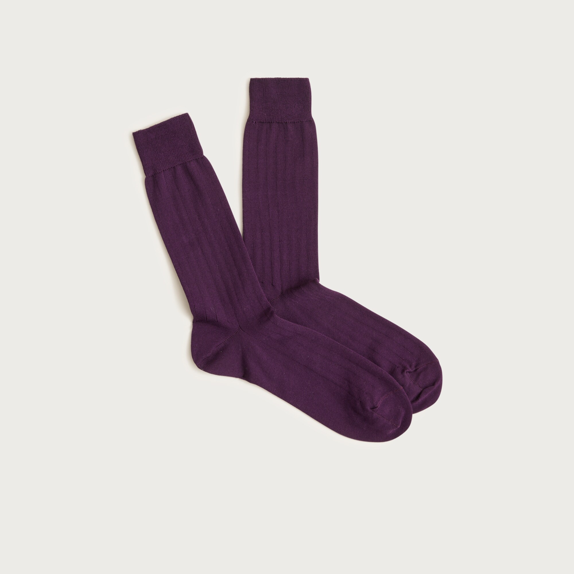 Ribbed dress socks