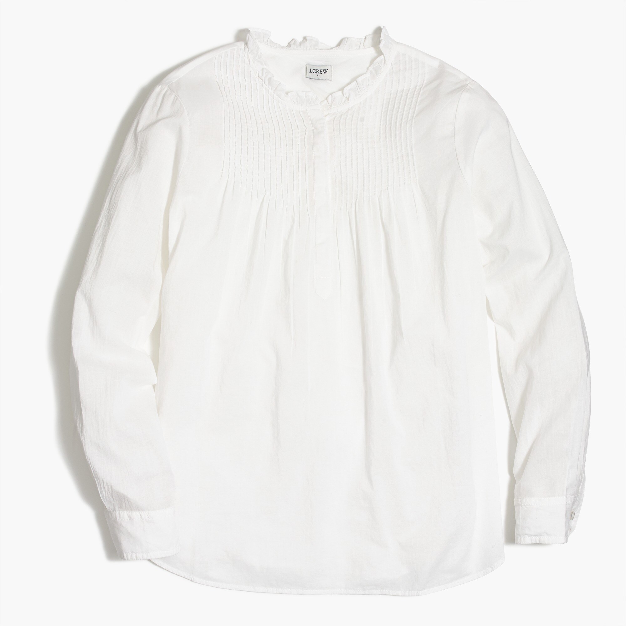 Washed pintuck popover