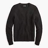 Cable crewneck sweater in everyday cashmere