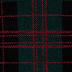 Plaid Teddie sweater GREEN BLACK RED factory: plaid teddie sweater for women
