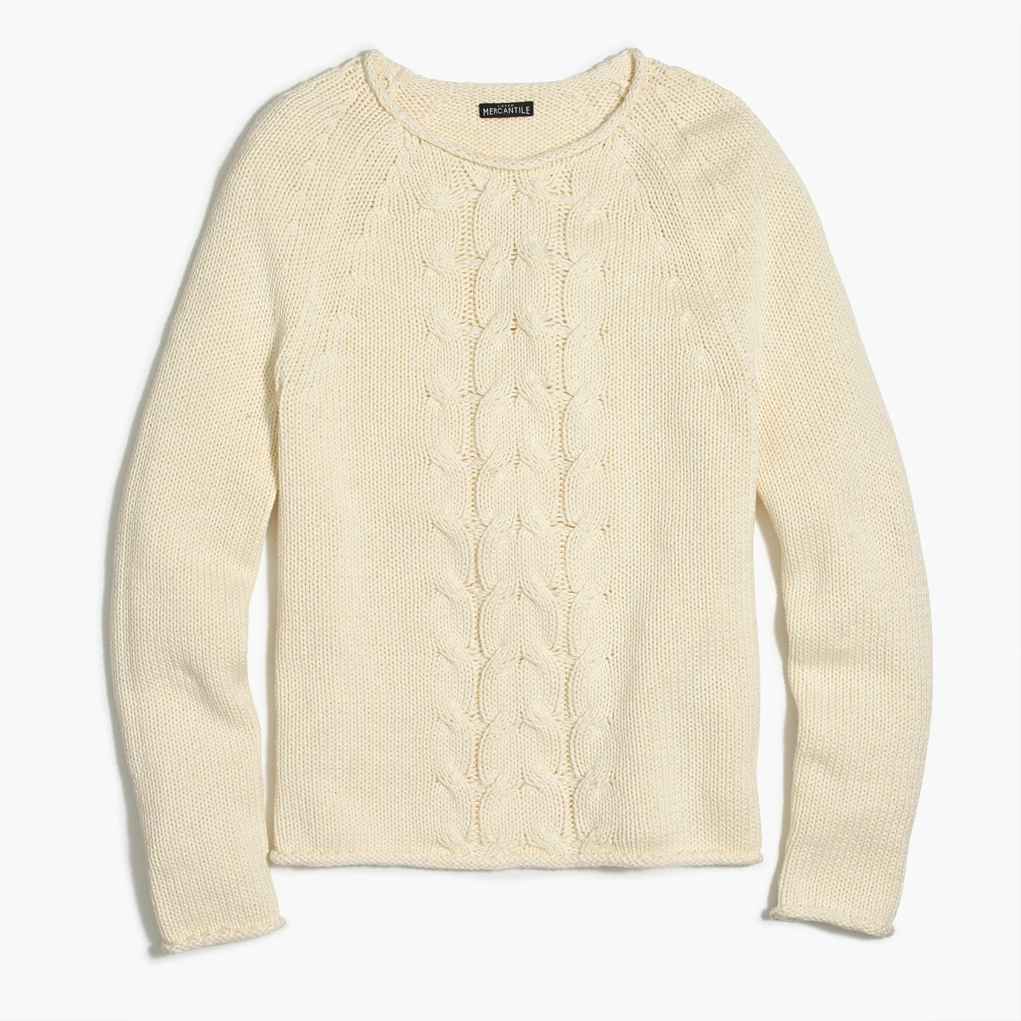 Cable-knit rollneck sweater HTHR GRAPHITE factory: cable-knit rollneck sweater for women