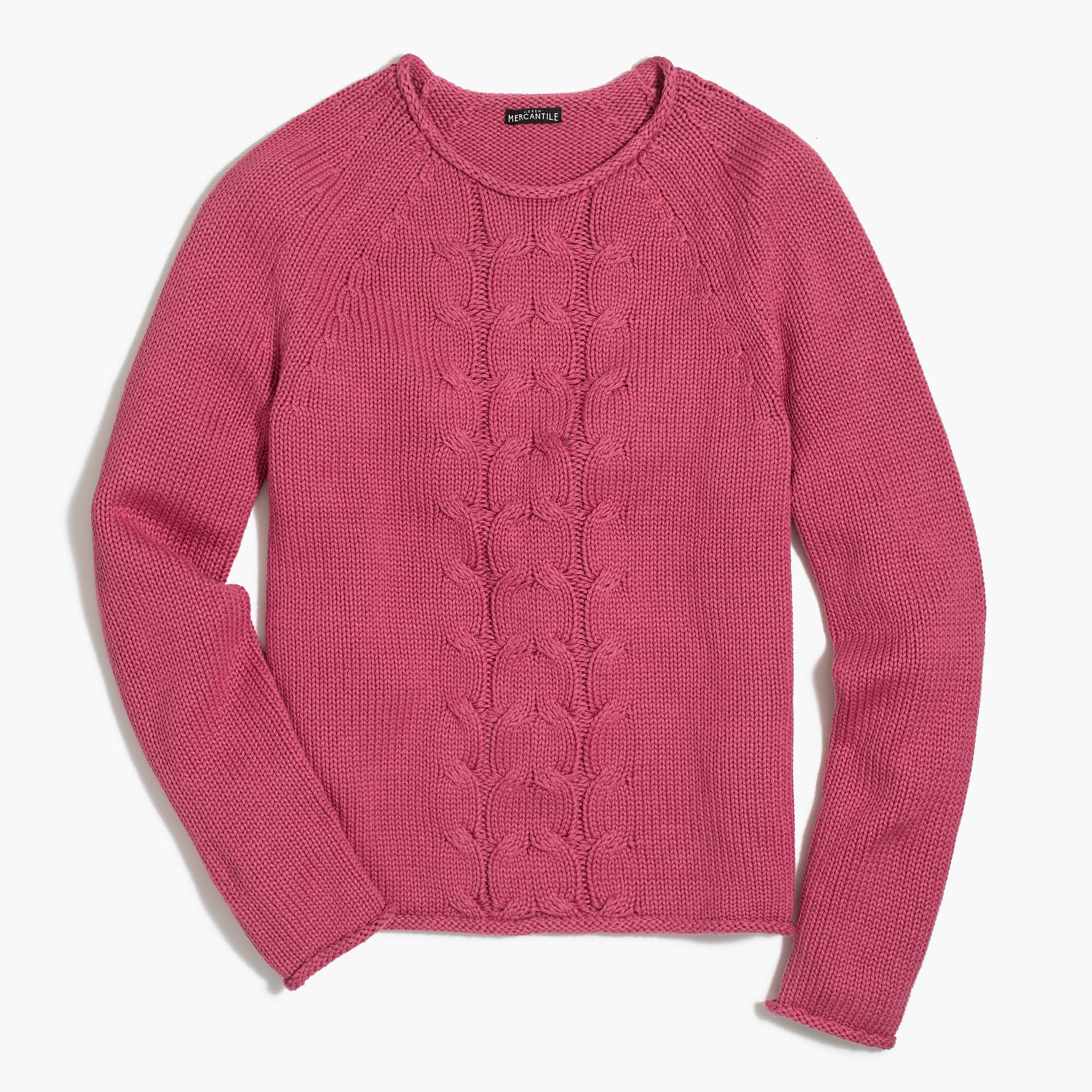 Cable-knit rollneck sweater HTHR GRAPHITE factory: cable-knit rollneck sweater for women