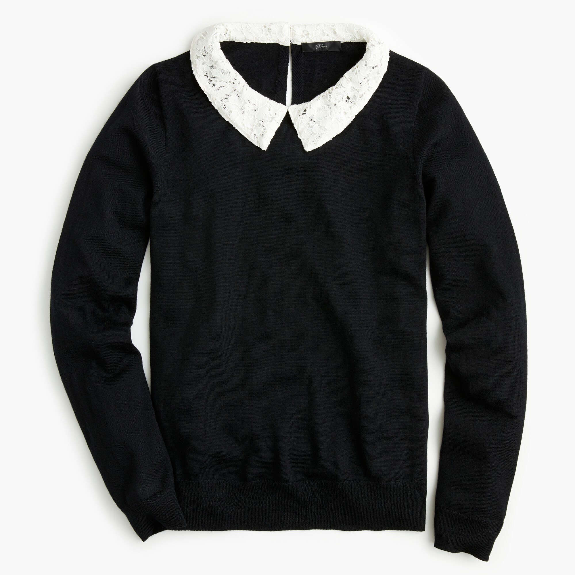 j crew tippi sweater with collar
