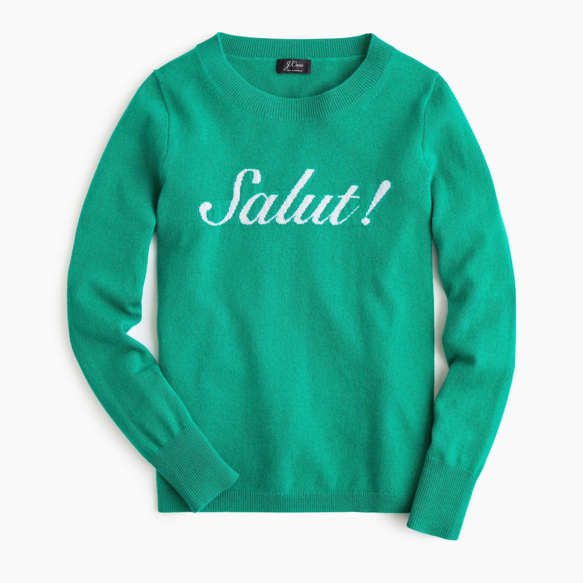 J.Crew Long sleeve Everyday Cashmere Sweater In Salut For Women