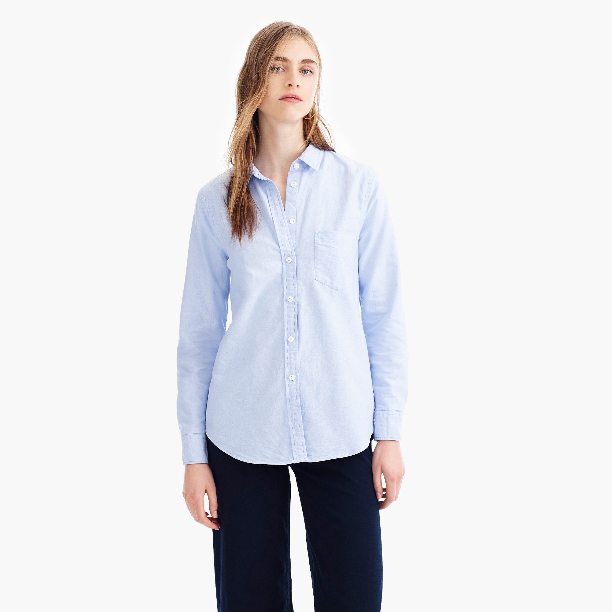 j crew mercantile oxford shirt
