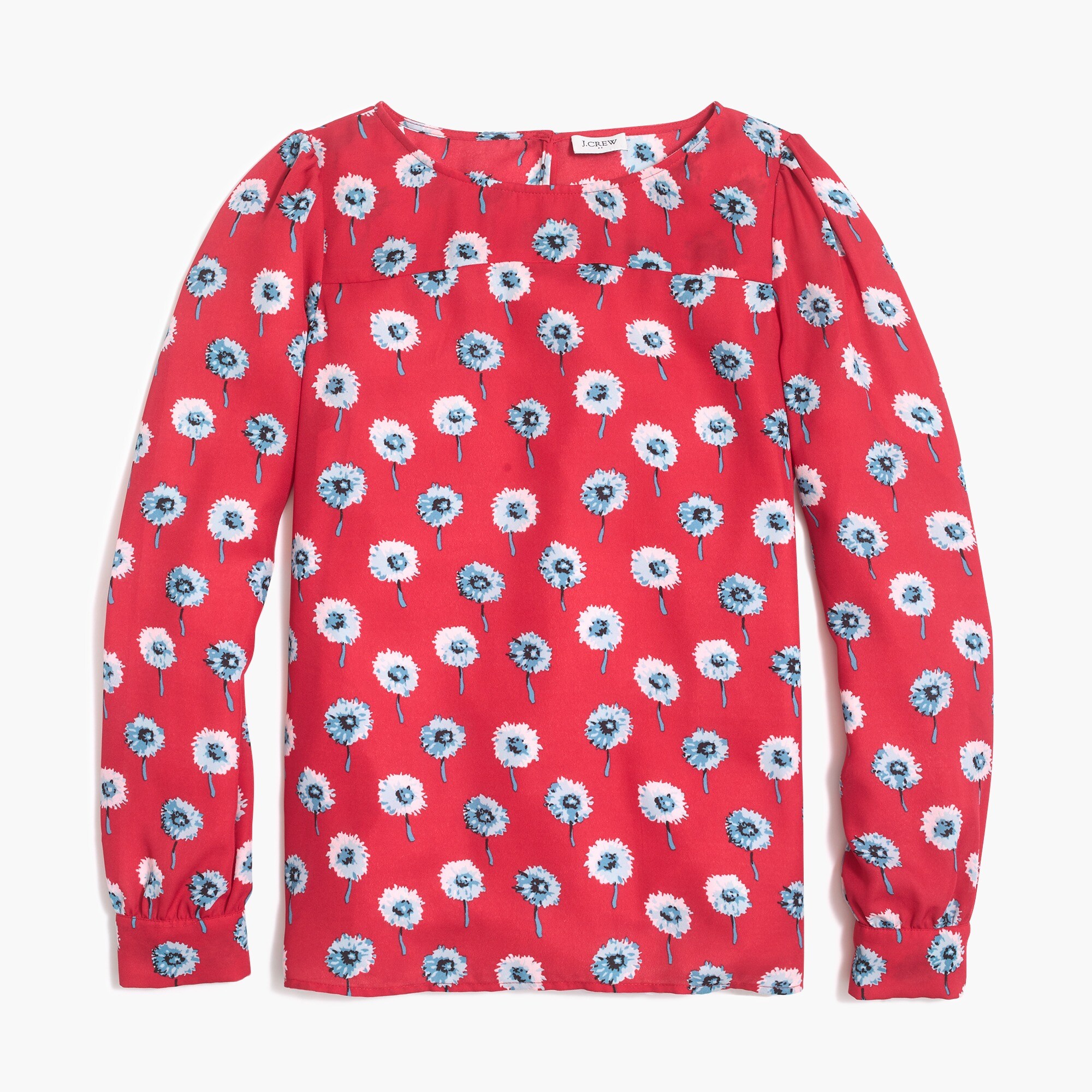 Printed boatneck top