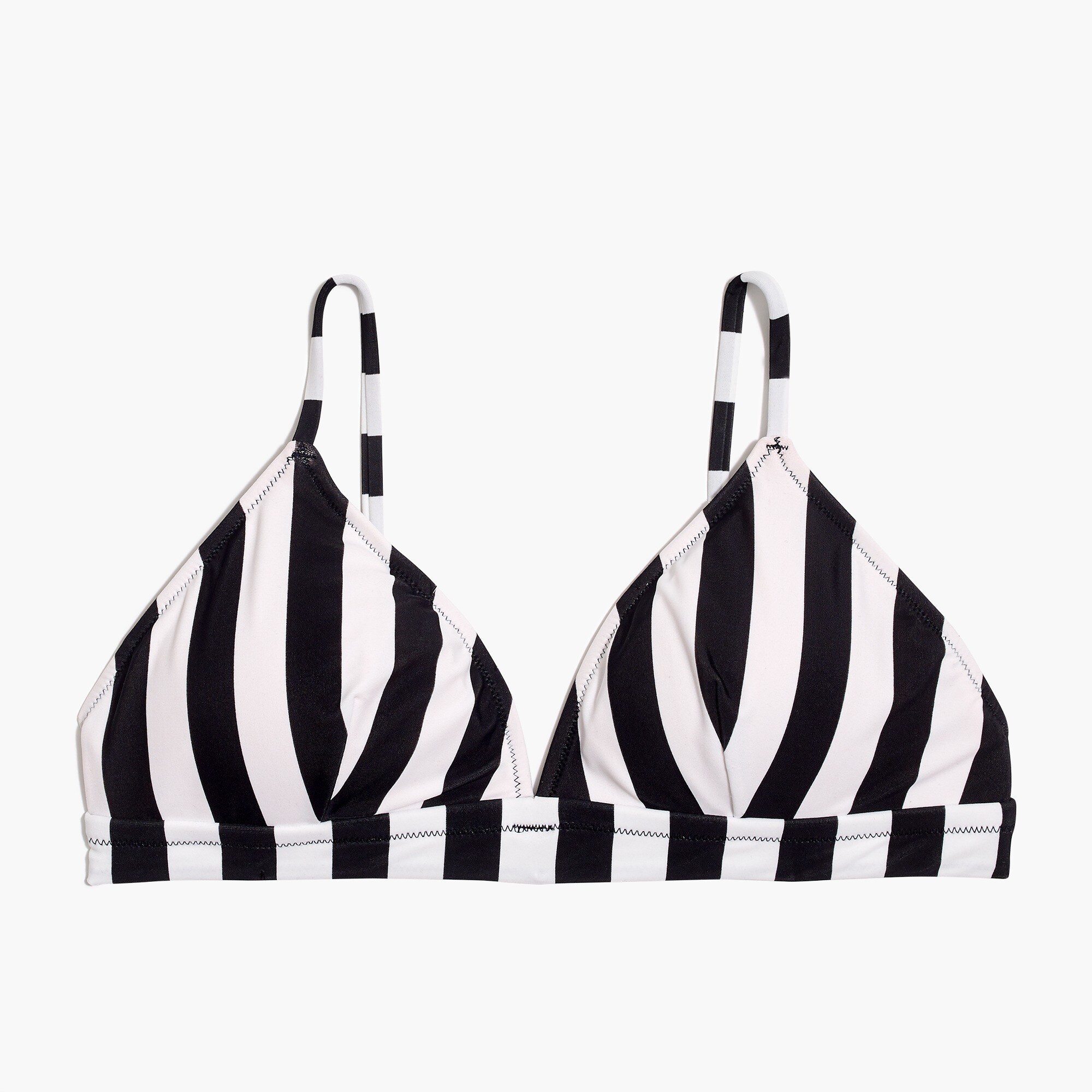 French bikini top in stripe