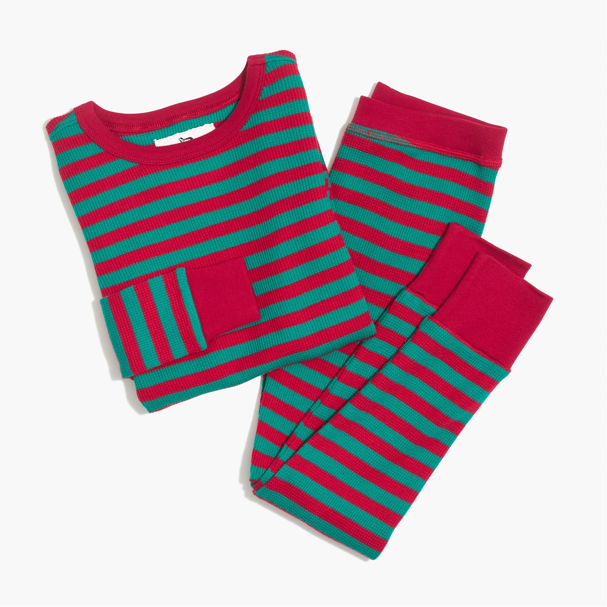 Kids' thermal sleep set in walter stripe