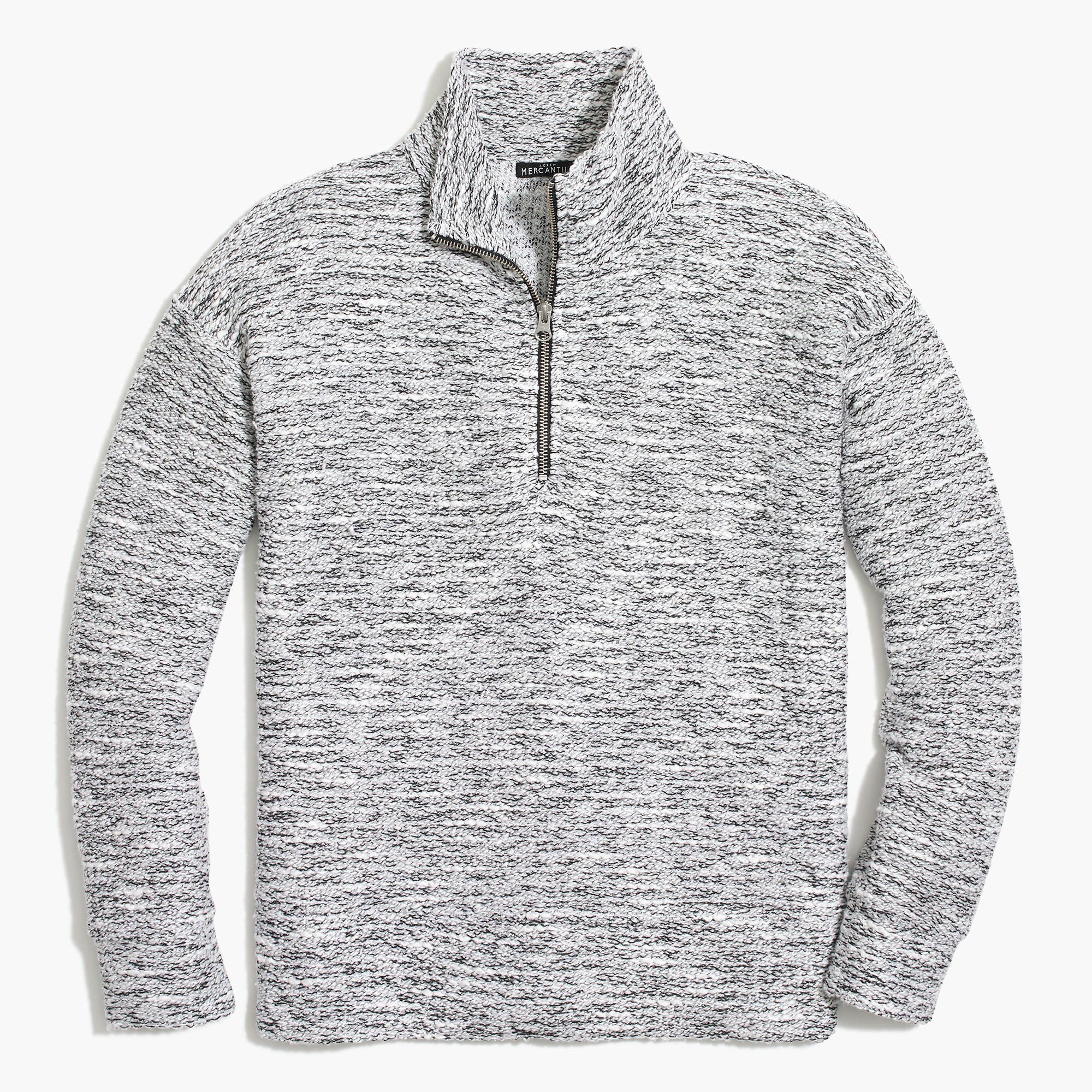 Marled half-zip pullover