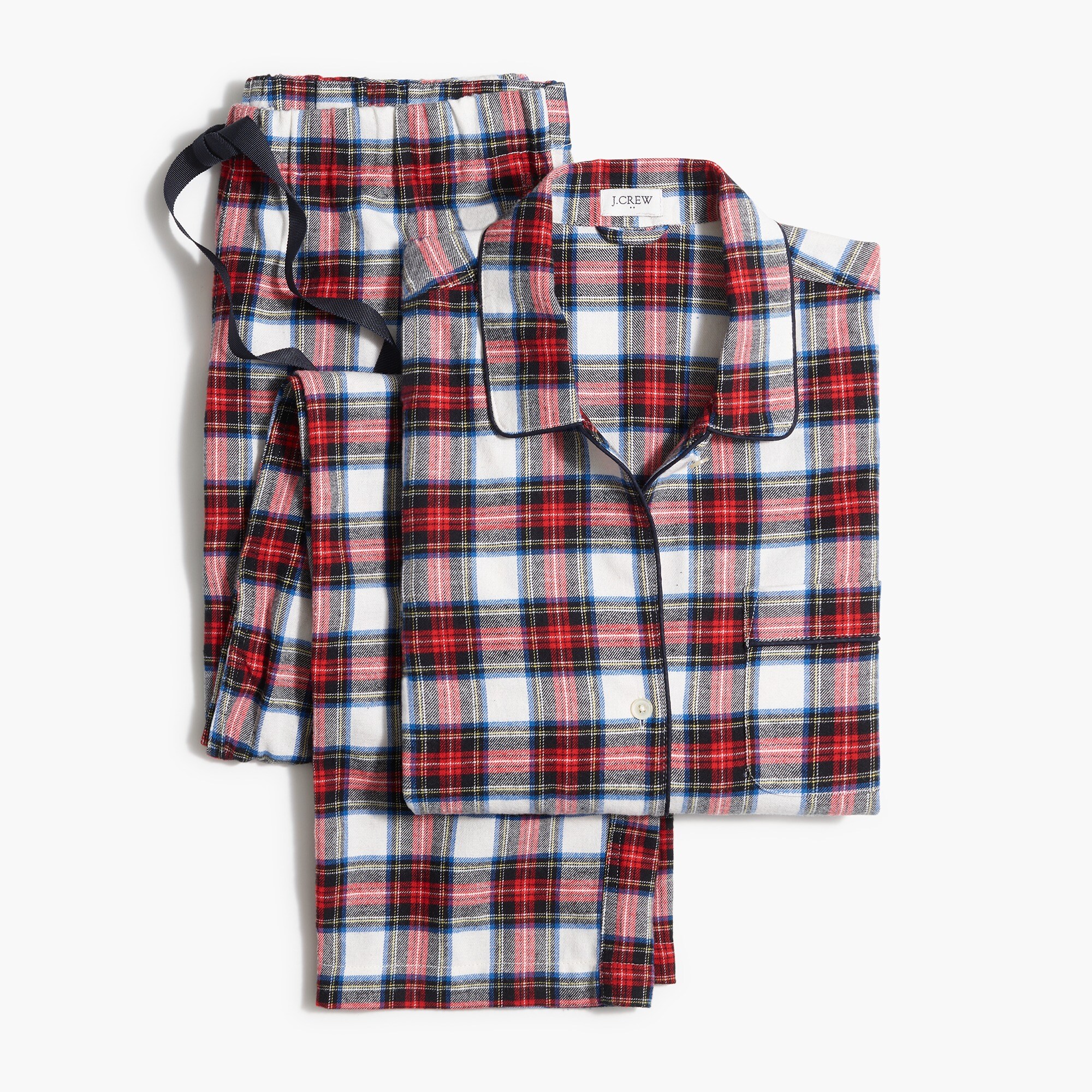 Tartan flannel sleep set