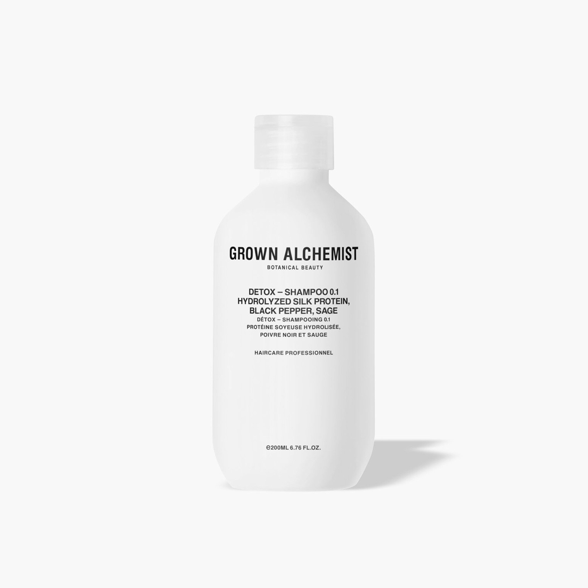 womens GROWN ALCHEMIST® 200 ml detox shampoo 0.1 - hydrolyzed silk protein and lycopene