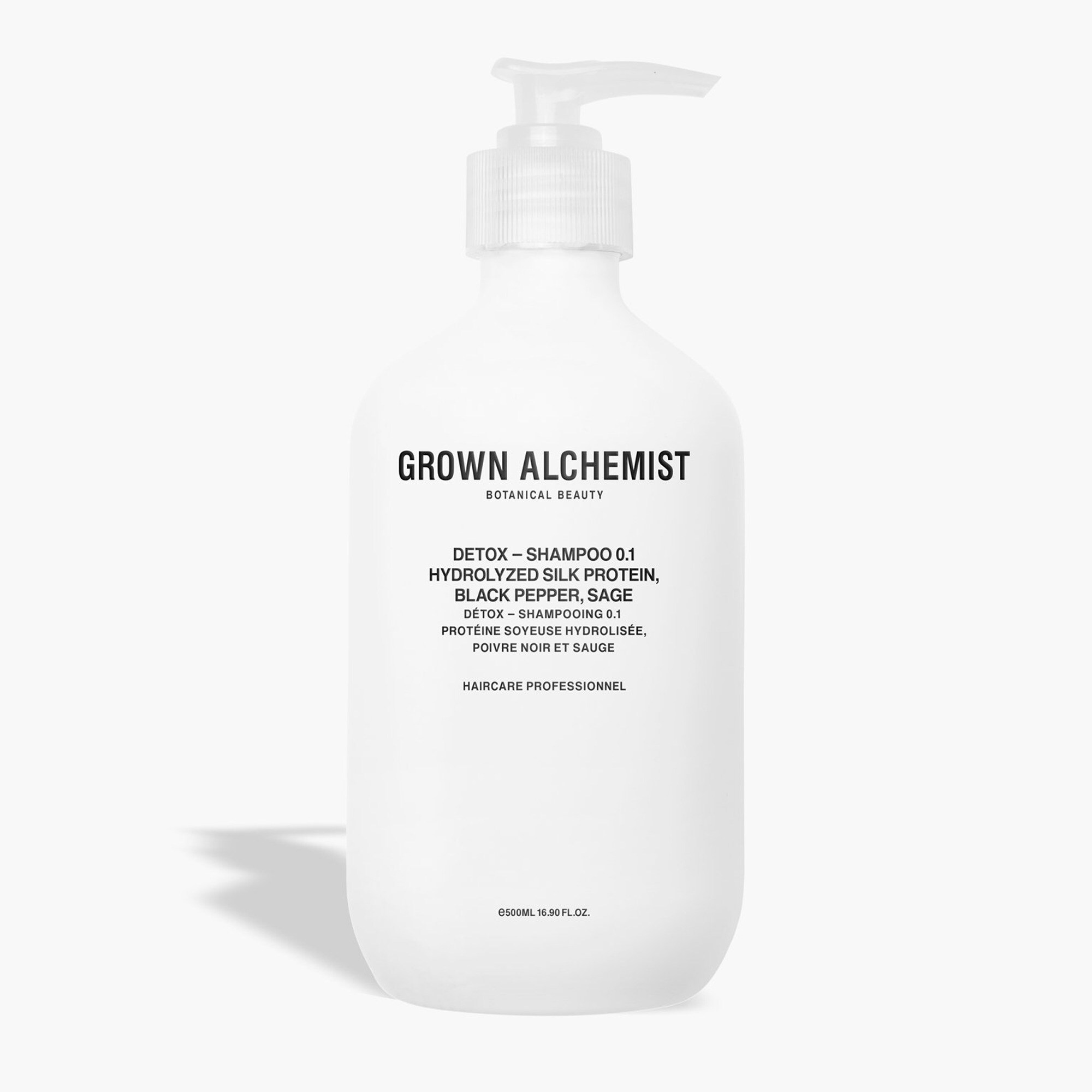 womens GROWN ALCHEMIST® 500 ml detox shampoo 0.1 - hydroloyzed silk protein and lycopene