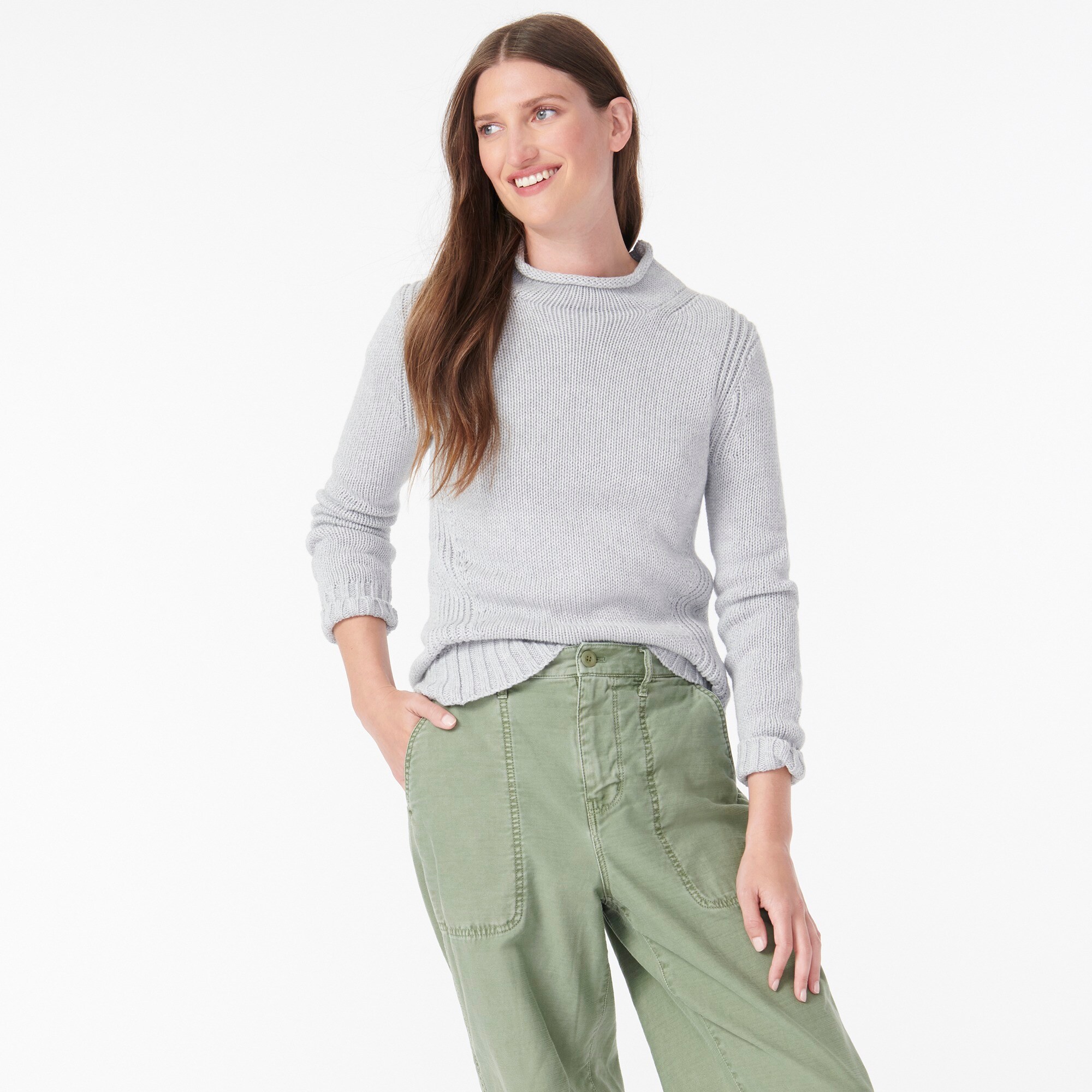 j crew women's 1988 rollneck sweater