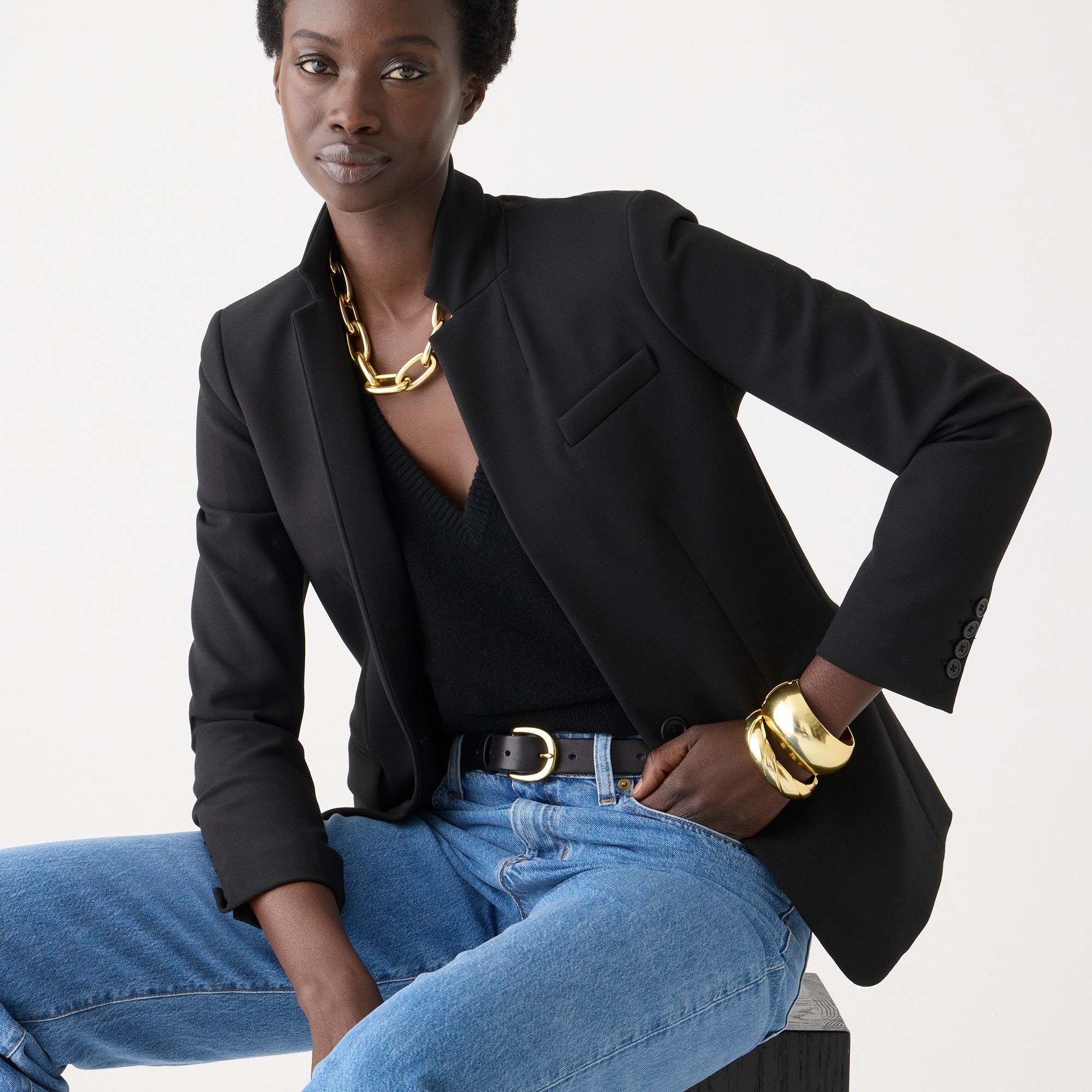 Regent blazer in four-season stretch