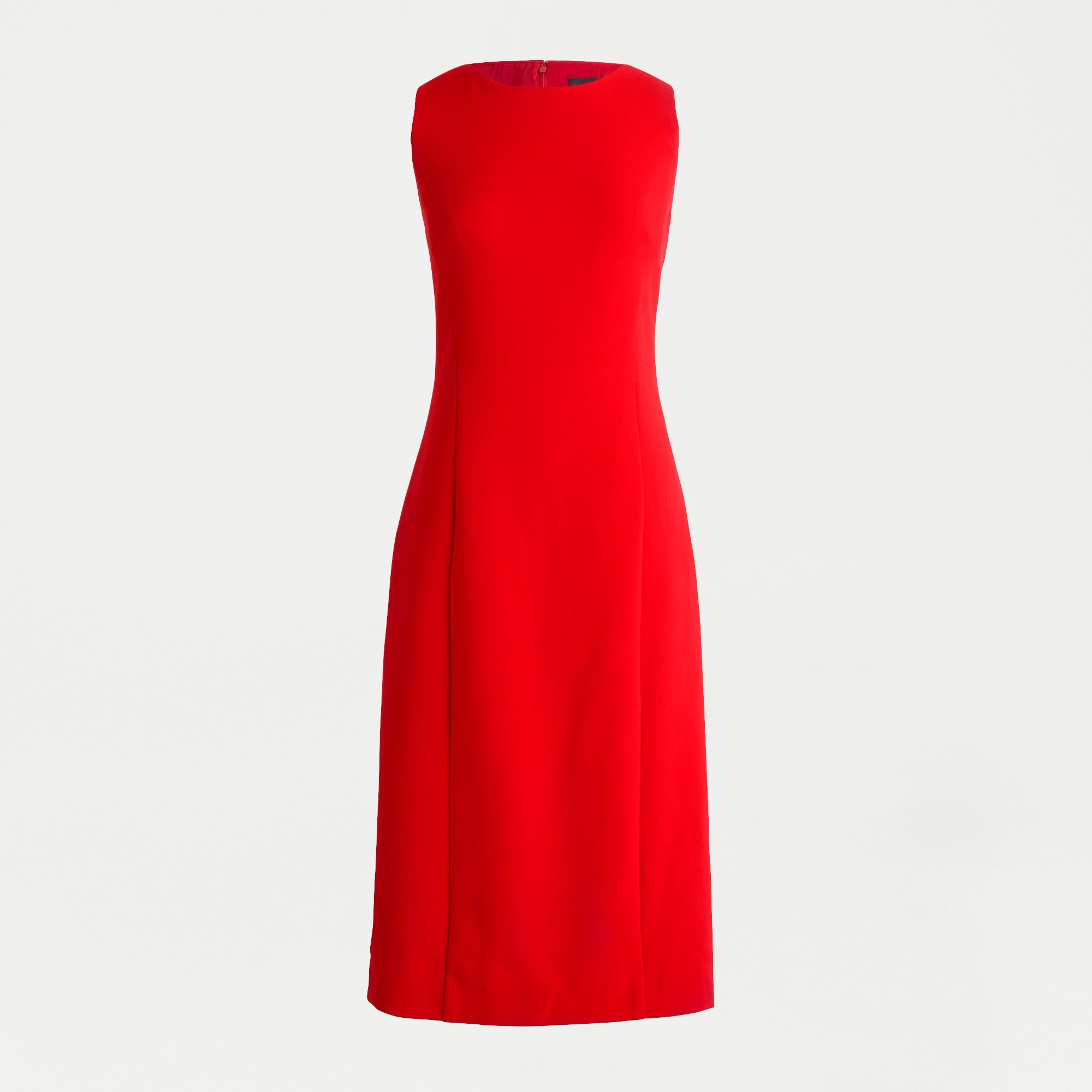 J.Crew: Long Sheath Dress In Four-season Stretch For Women