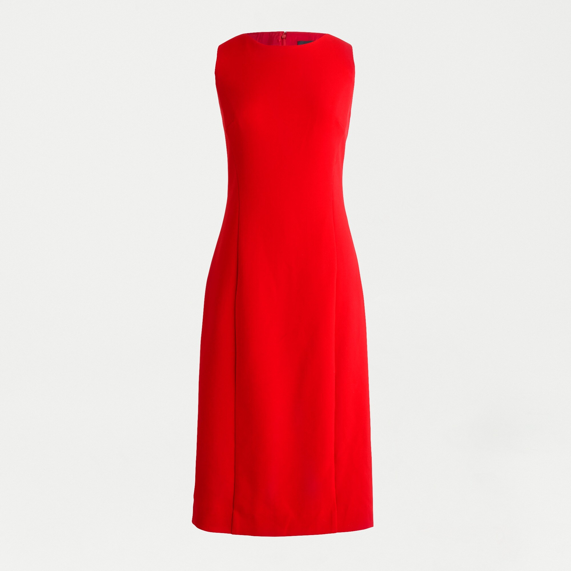 Long sheath dress in four-season stretch
